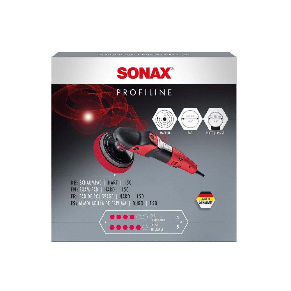 Polijstpad 150 PROFILINE FoamPad hard Ø165mm 10st. NIEUW