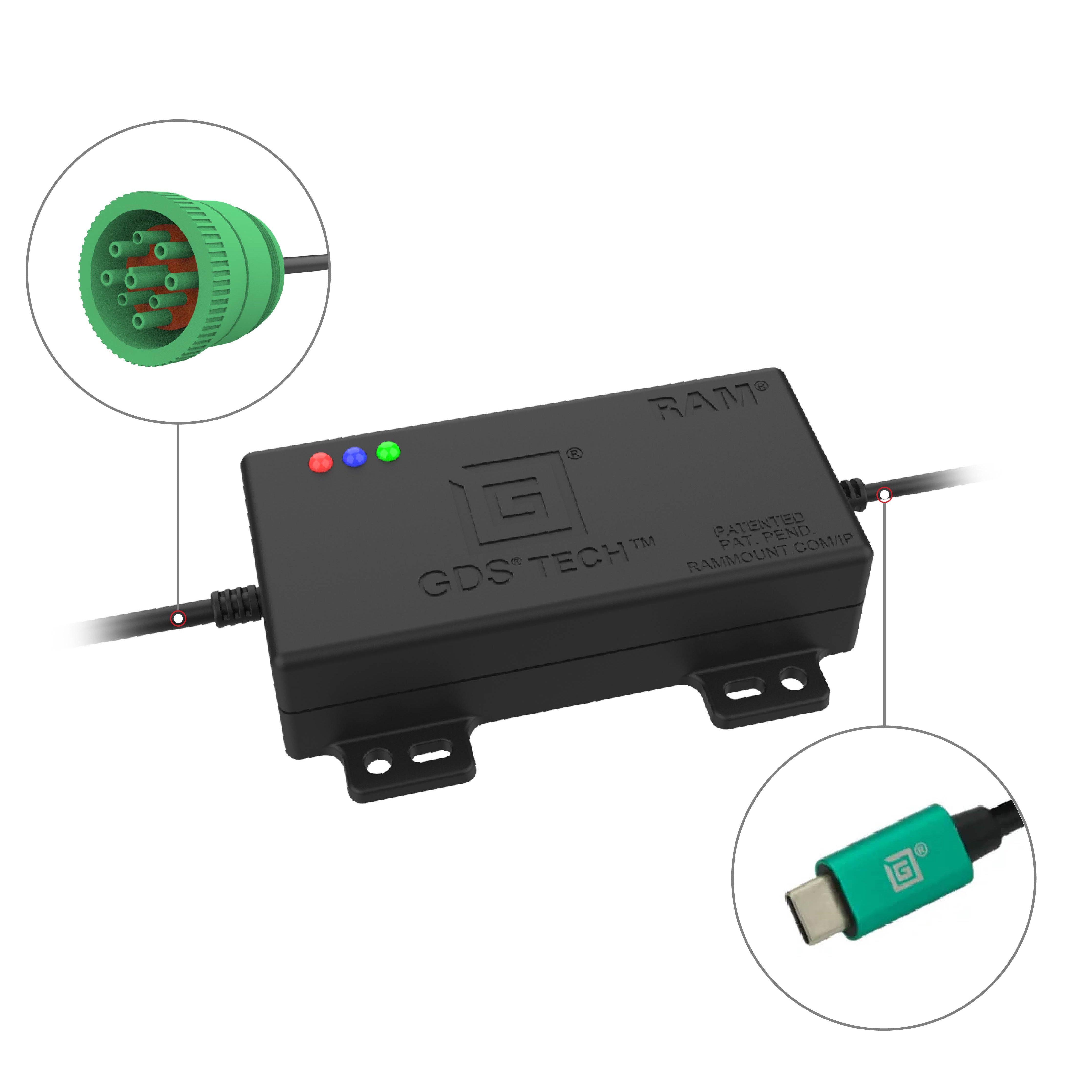 GDS® CAN Bus met 9-pins connector