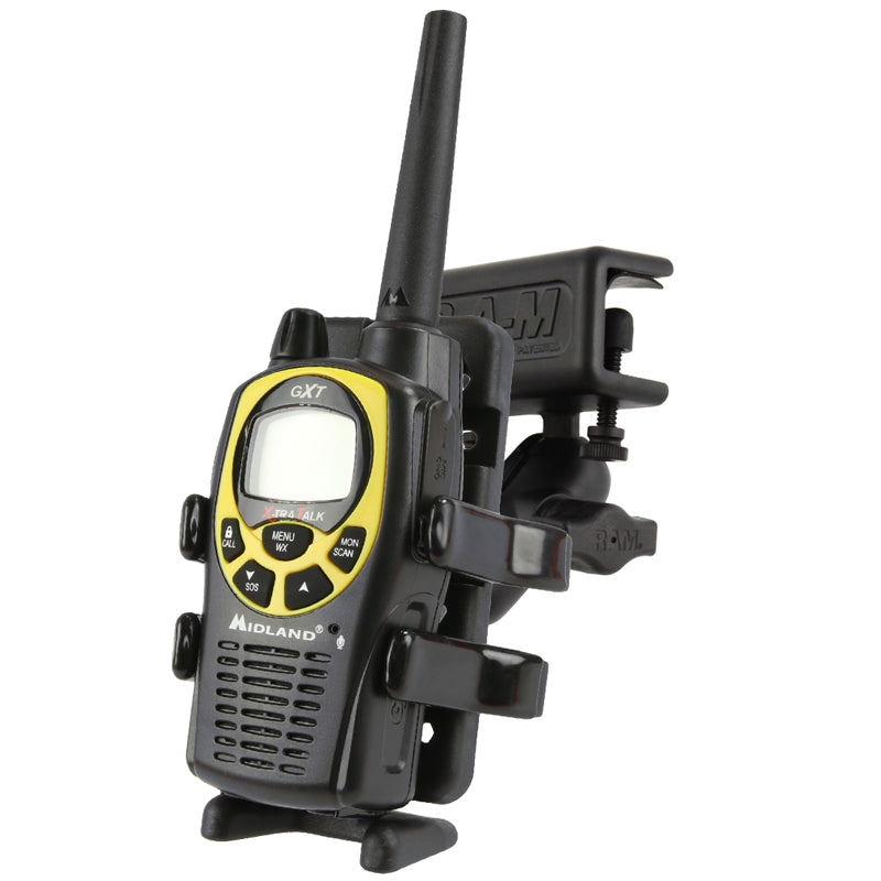RAM® Finger-Grip® universele houder met Glare Shield klemhouder