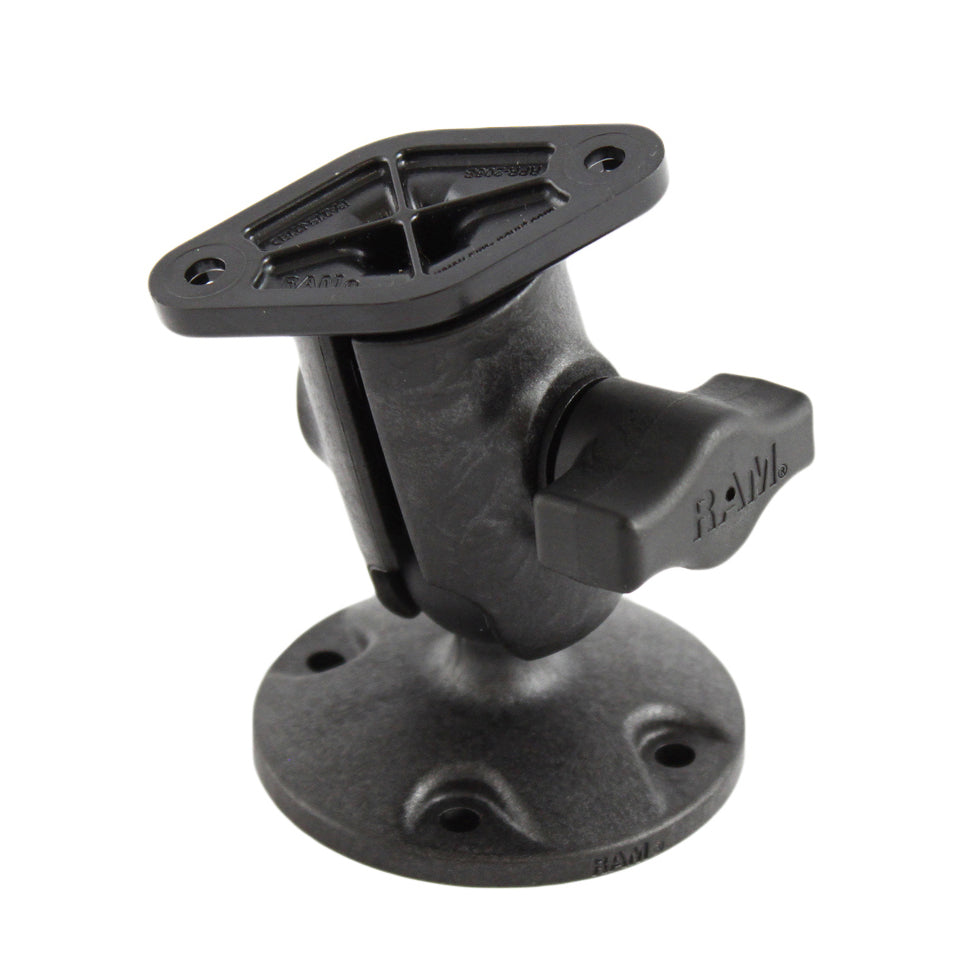 RAM® composiet enkele kogelhouder met ronde plaat
