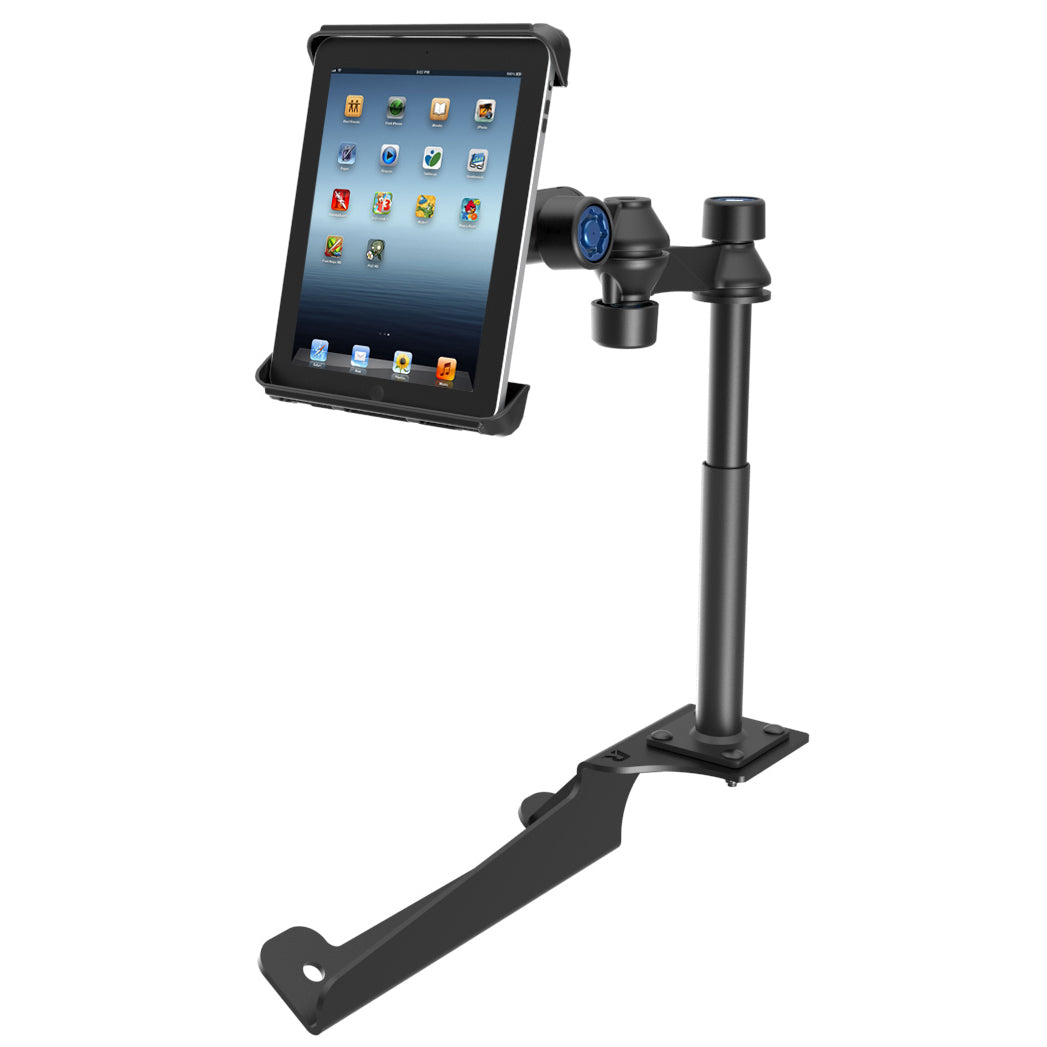 RAM® iPad 1-4 blokowana uchwyt dla '99-16 Ford F-250 - F750 + więcej