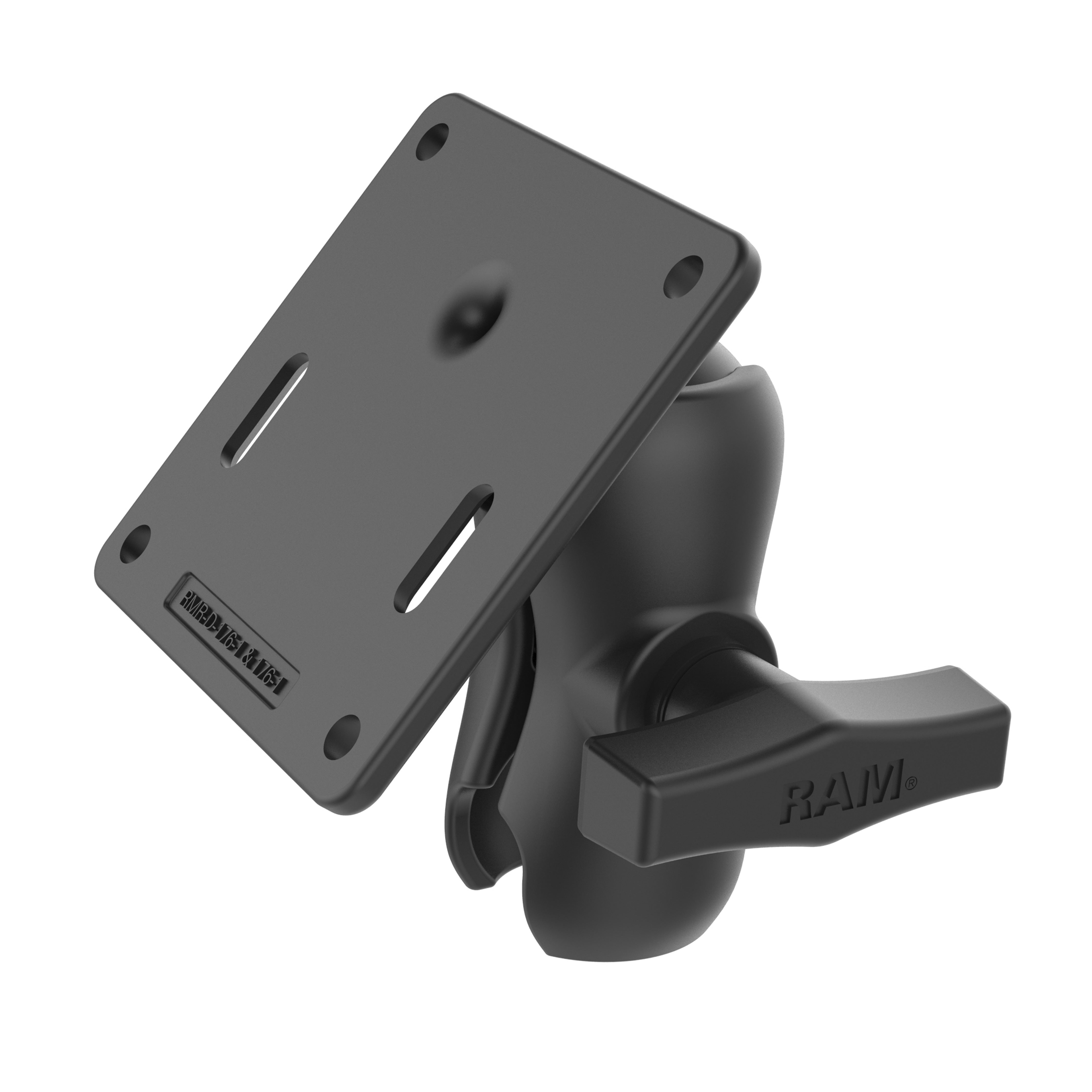 Braccio a doppia sede RAM® con piastra VESA 75x75mm – formato C corto