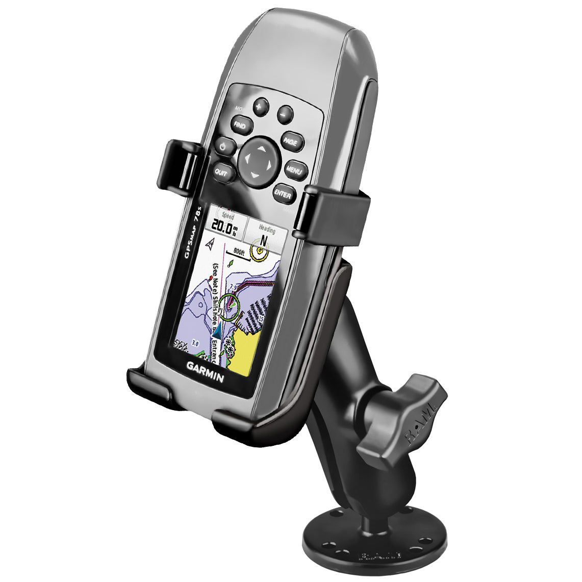 RAM® inschroefhouder voor Garmin GPSMAP 73, 78, 78S, 78SC
