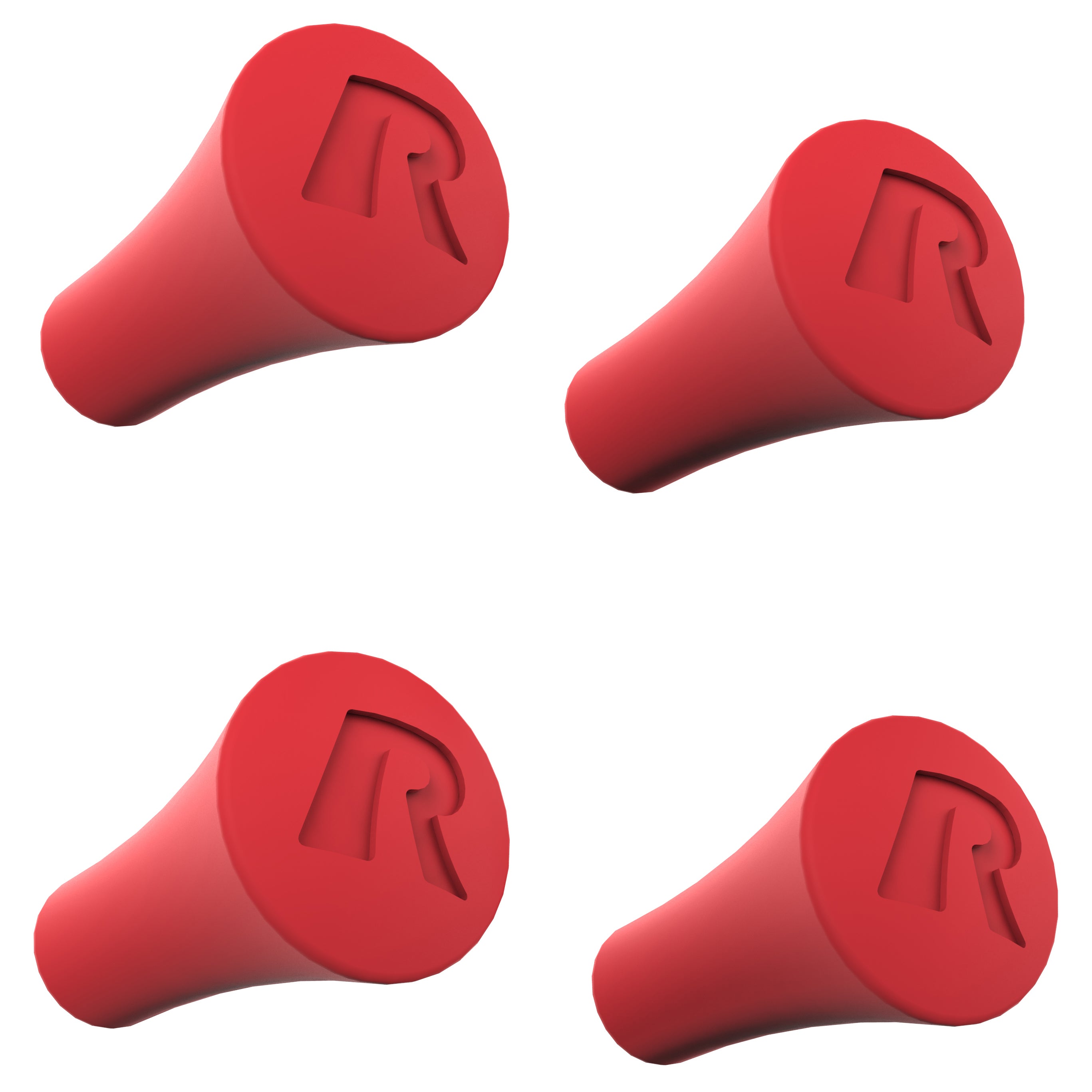 RAM® X-Grip® rode rubberen dop 4-pack