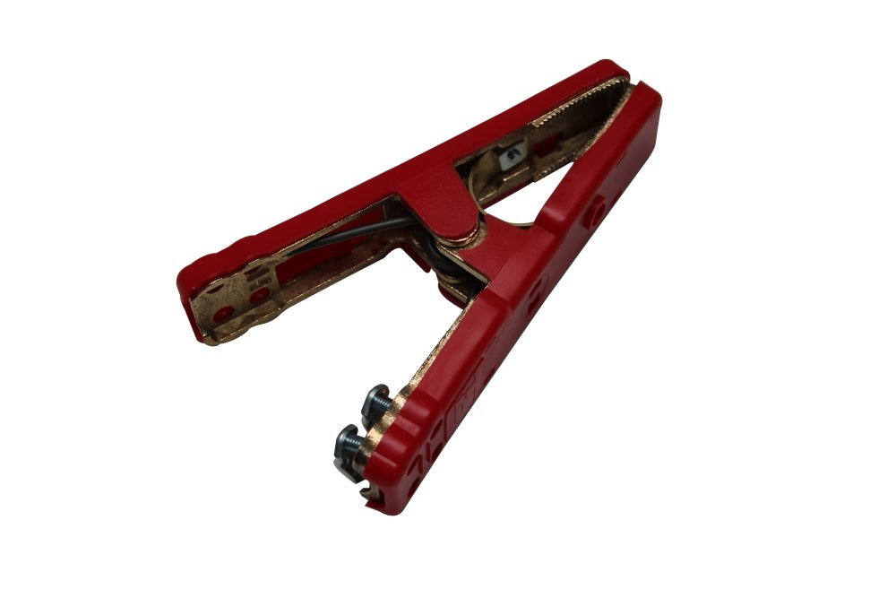 Batteritang 600A Kobber + PVC-isolering 35/50mm² Rød