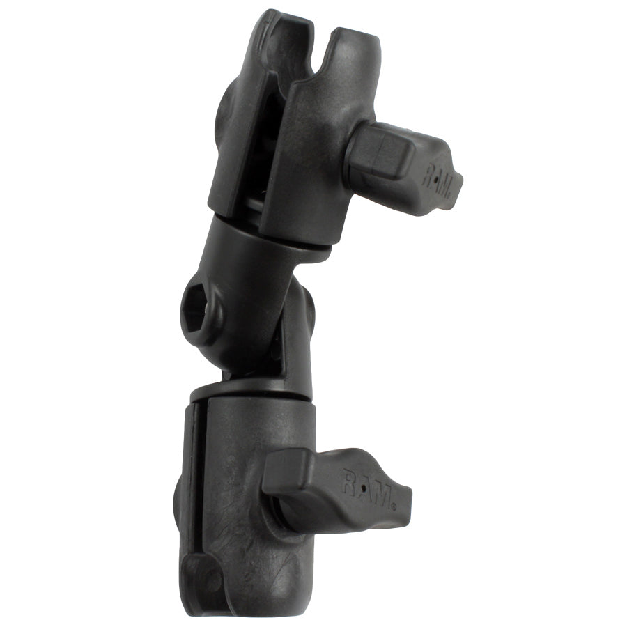 Bras à double rotule pivotant & à cliquet composite RAM® sans bouton central