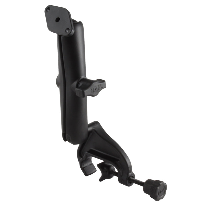 RAM® Doppel-Kugel-Yoke-Klemmhalter mit Diamantplatte - lang