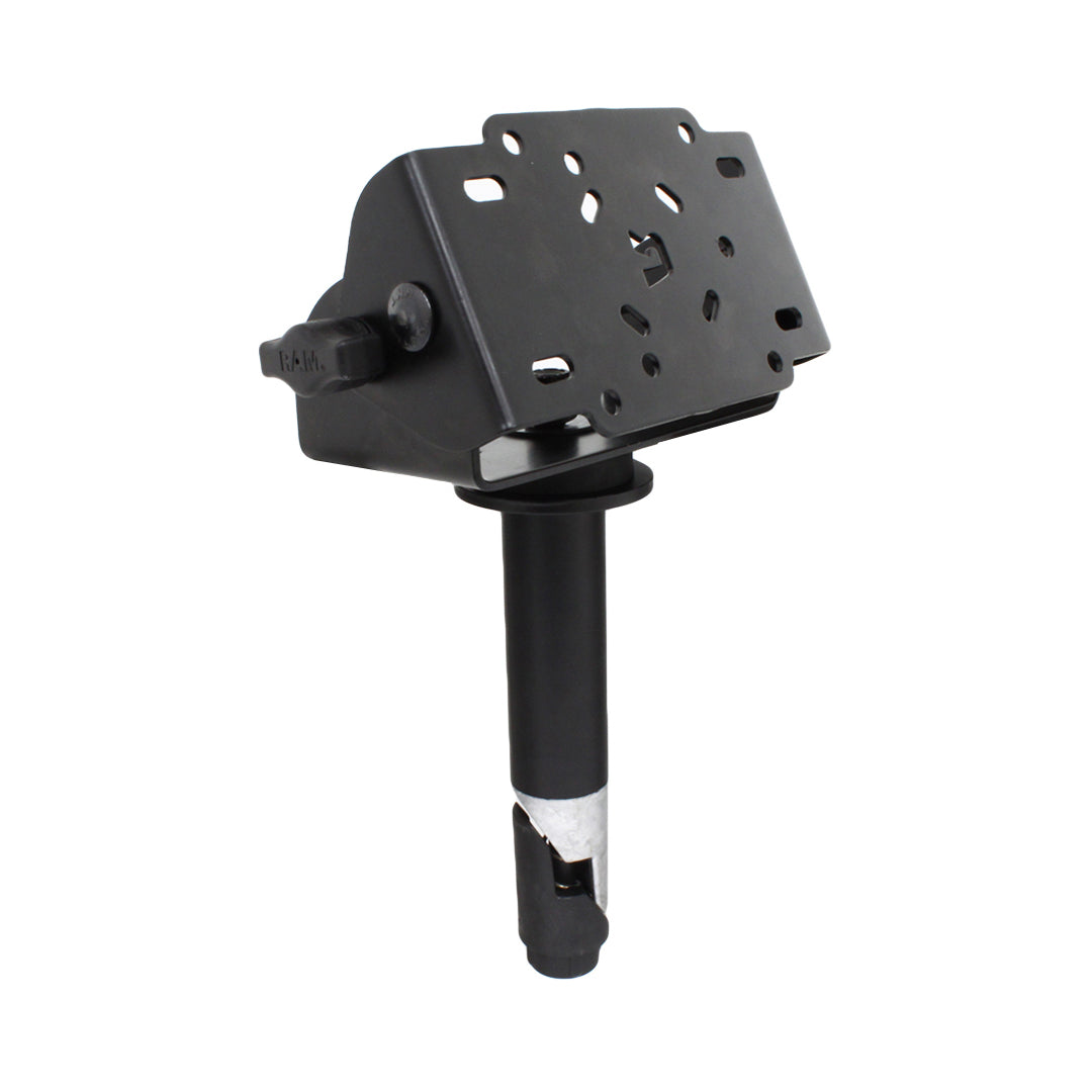 Soporte RAM® Tilt-N-Turn™ de 90 grados con columna superior de 4"