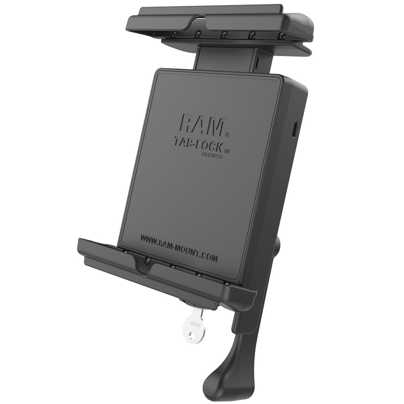 Soporte universal con muelle RAM® Tab-Lock™ para tablets de 8" con funda