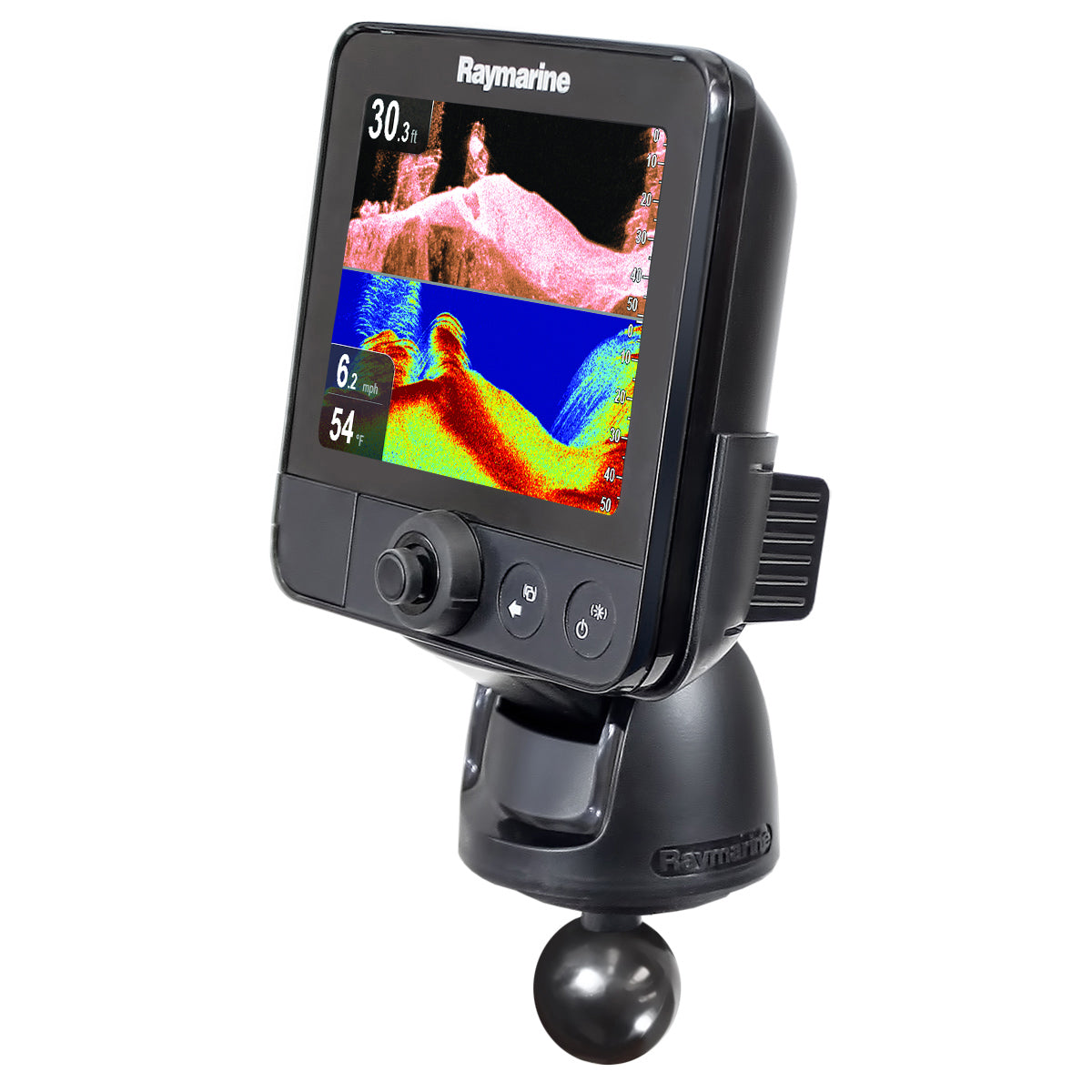 Adattatore a sfera RAM® con minuteria di fissaggio per Raymarine Dragonfly – formato C