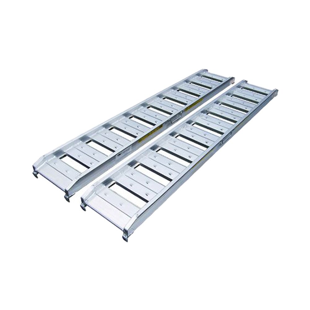 Oprijplaten recht alu 2,4m 2400kg 2st.