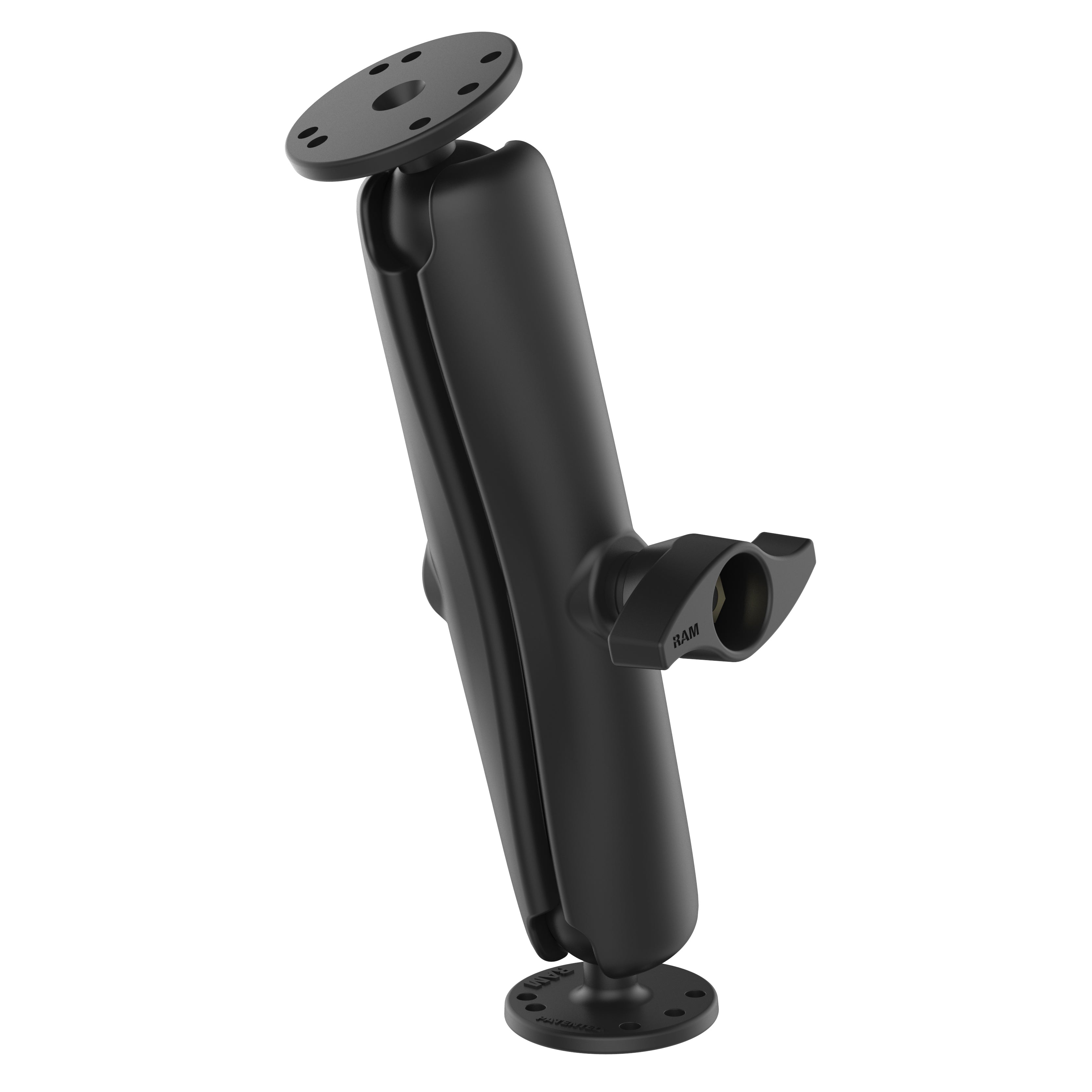 RAM® dubbele kogelhouder met metalen knop – C-formaat lang
