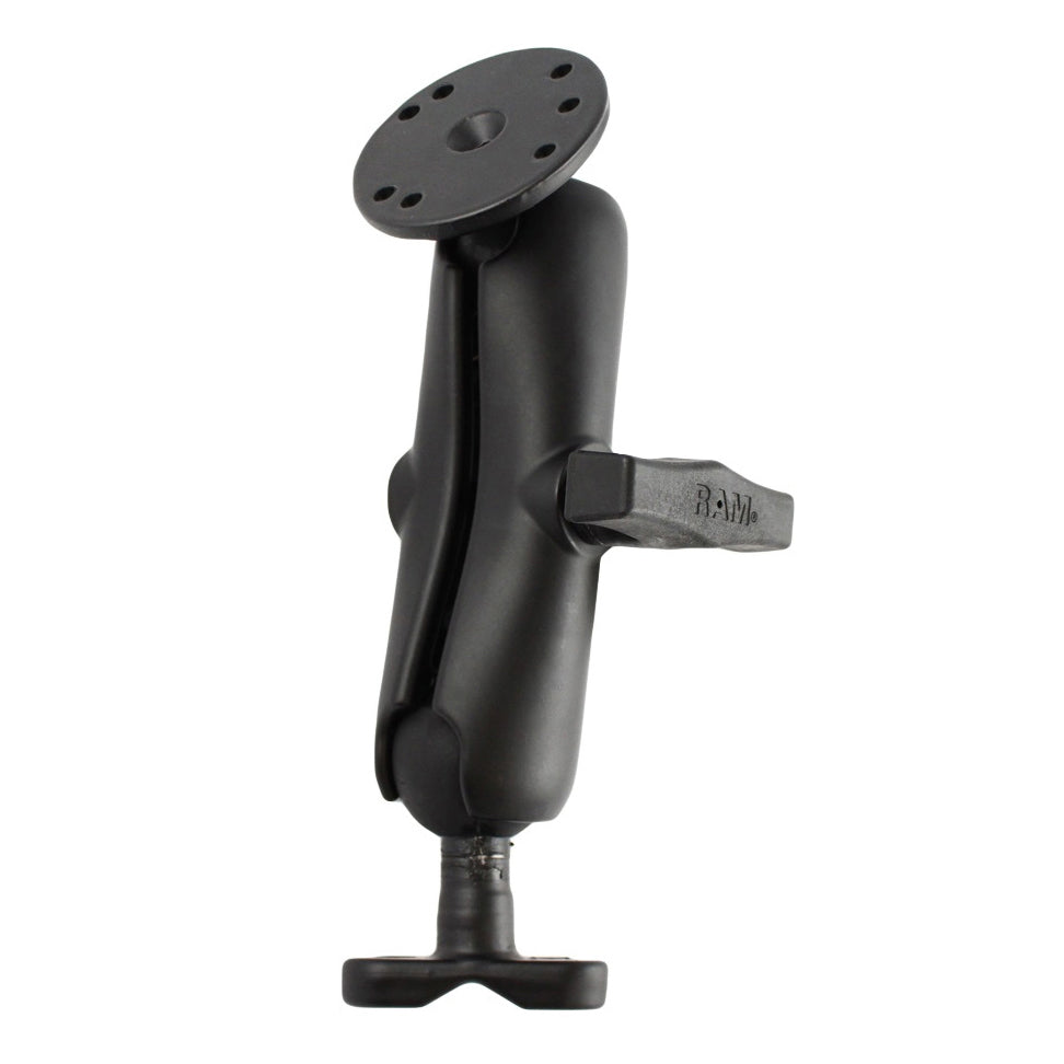 RAM® dubbele kogelhouder met railadapterbasis