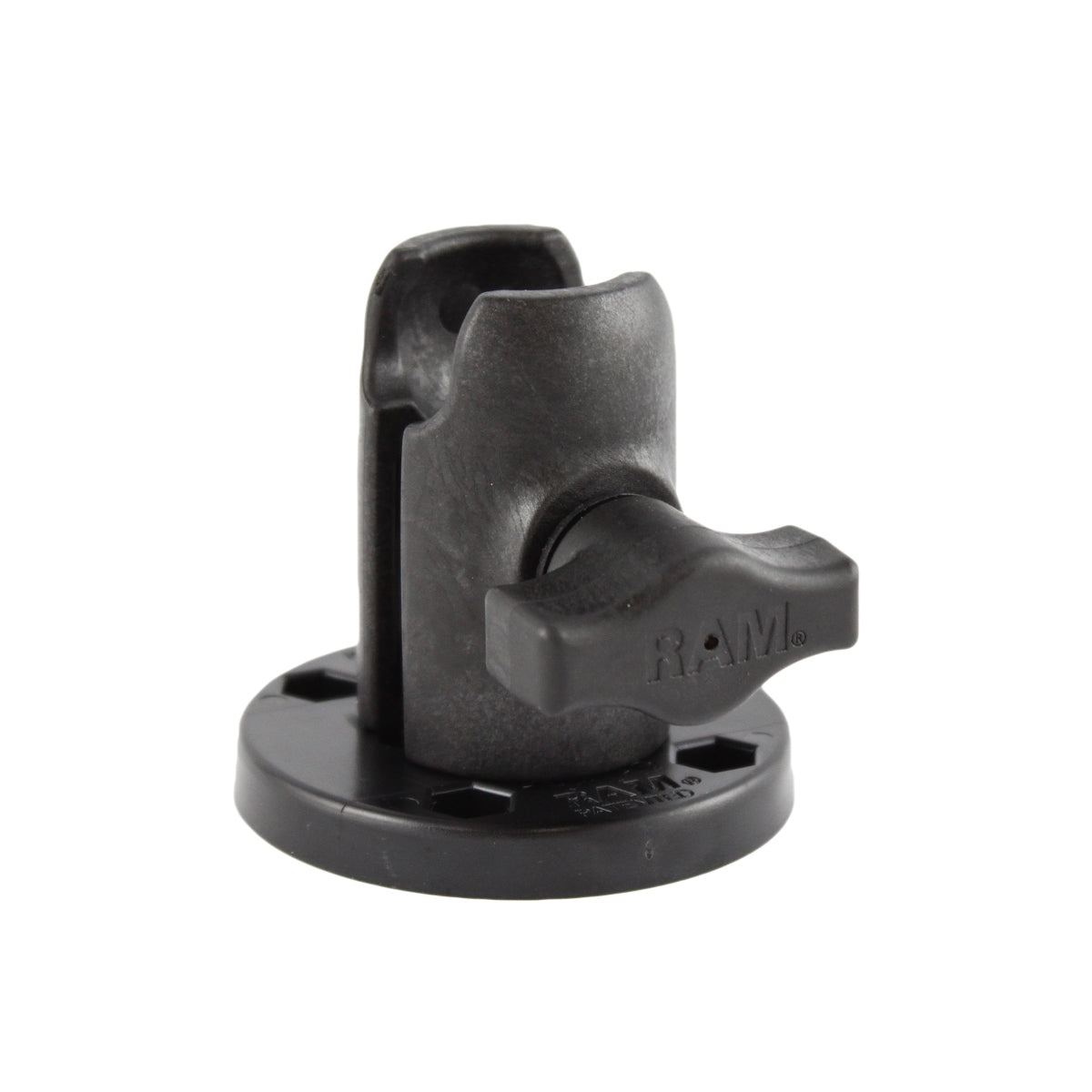 Bras à rotule simple RAM® avec plaque rotative ronde