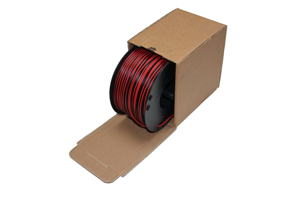 Luidsprekerdraad 2x0,75mm² 100m bobijn