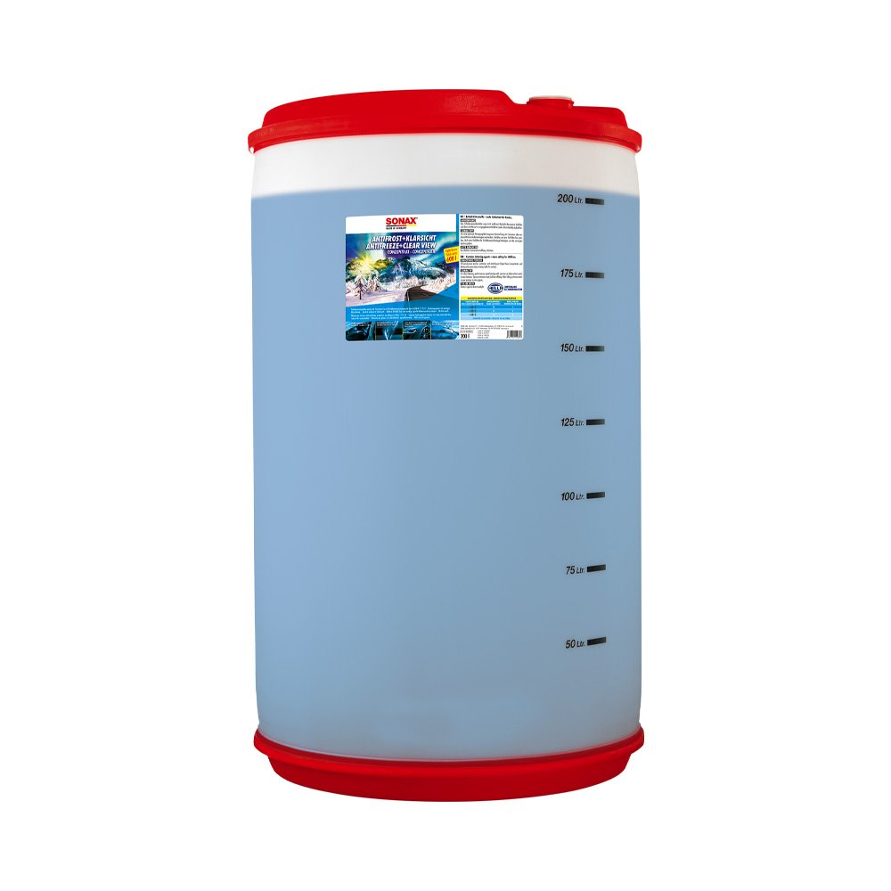 Liquide lave-glace AntiFreeze+ClearView Concentrate 200L