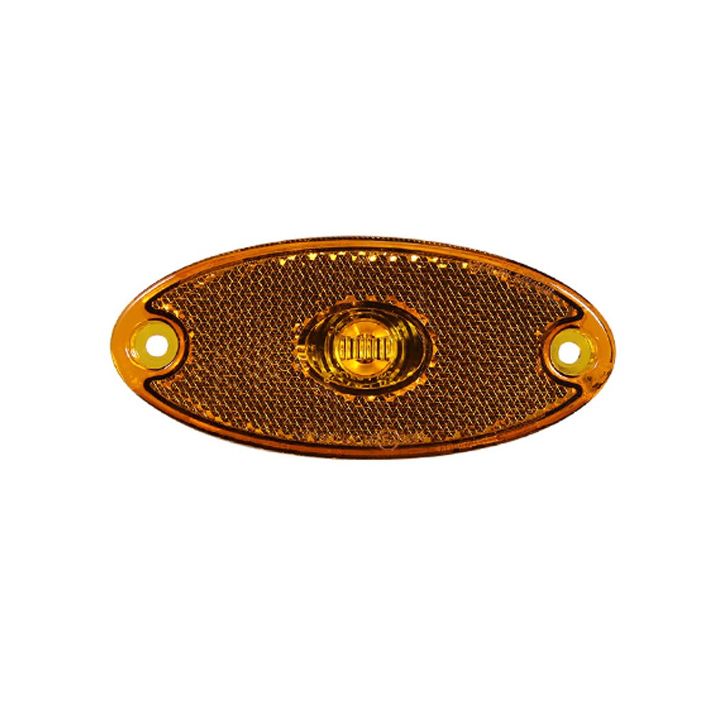 Zijmarkering LED 12-24V ovaal 50cm flat cable topped