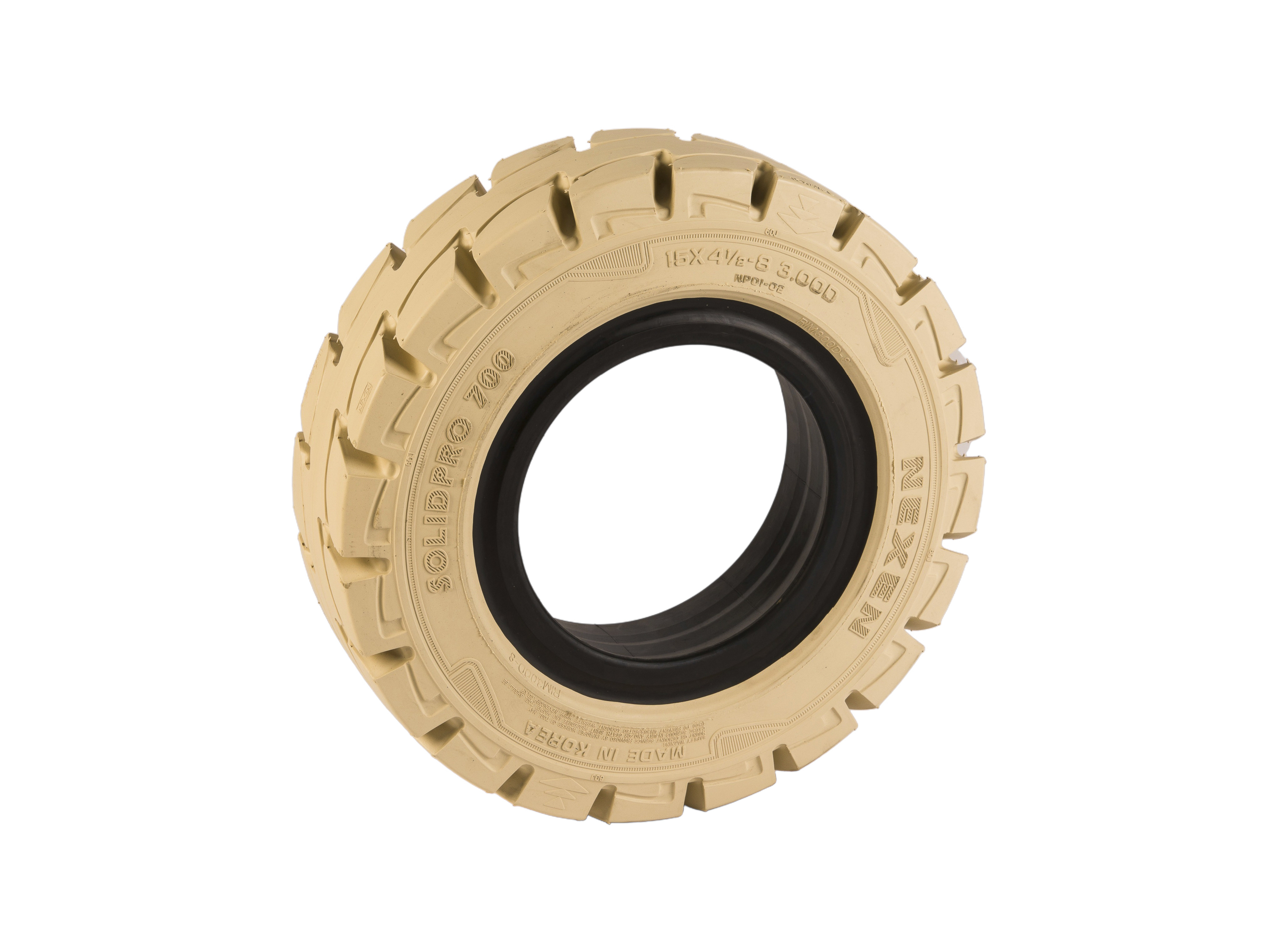 NEXEN 15x4.50-8 (125/75-8) Non-marking full rubber tire 