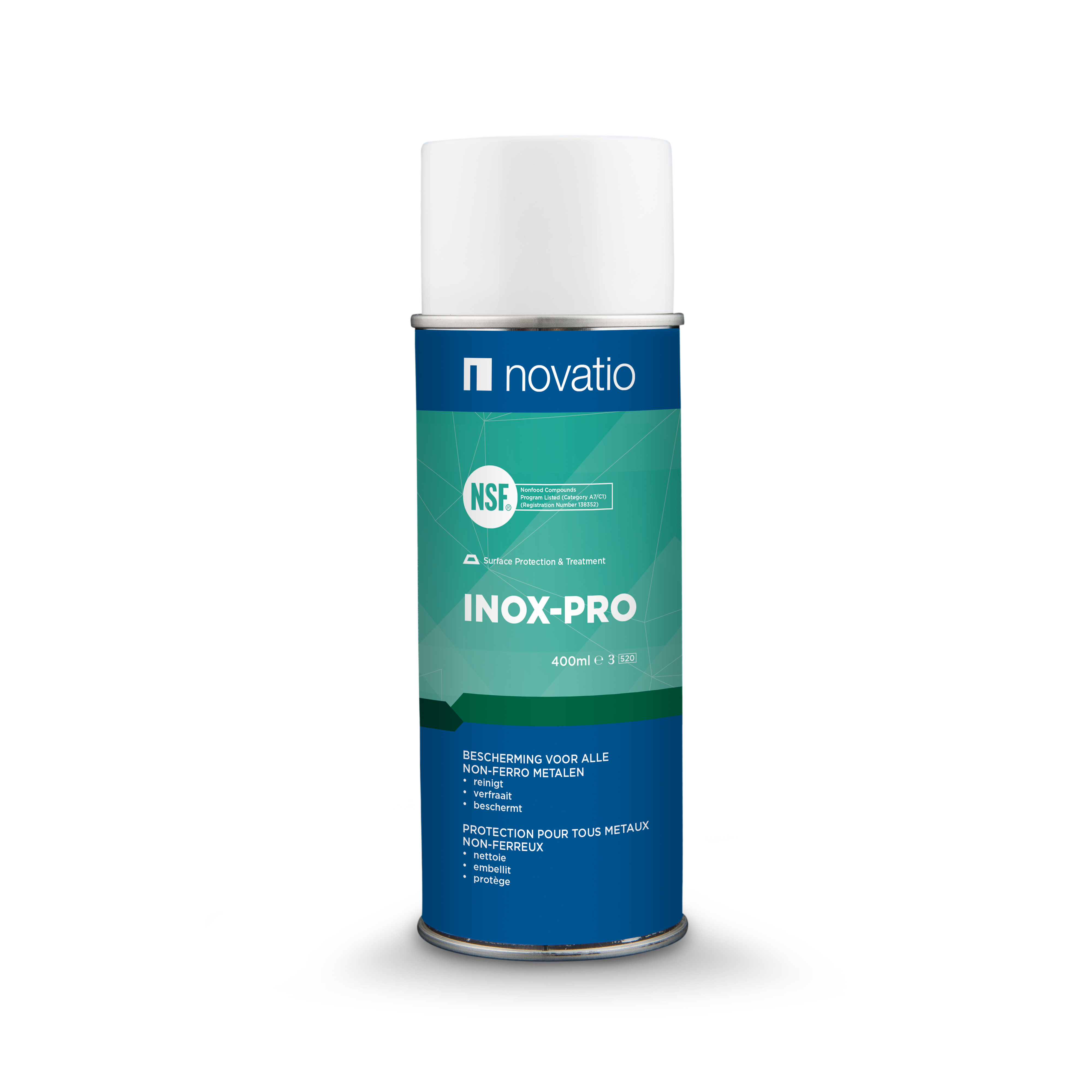 Novatio Inox-Pro - aérosol 400ml