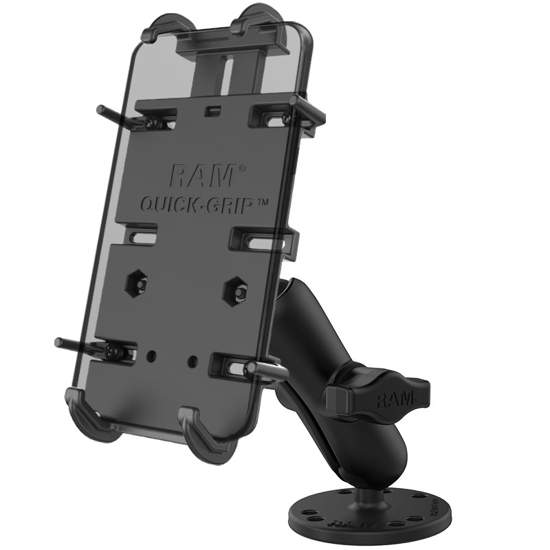 RAM® Quick-Grip™ XL veerbelaste telefoonhouder met inschroefbasis