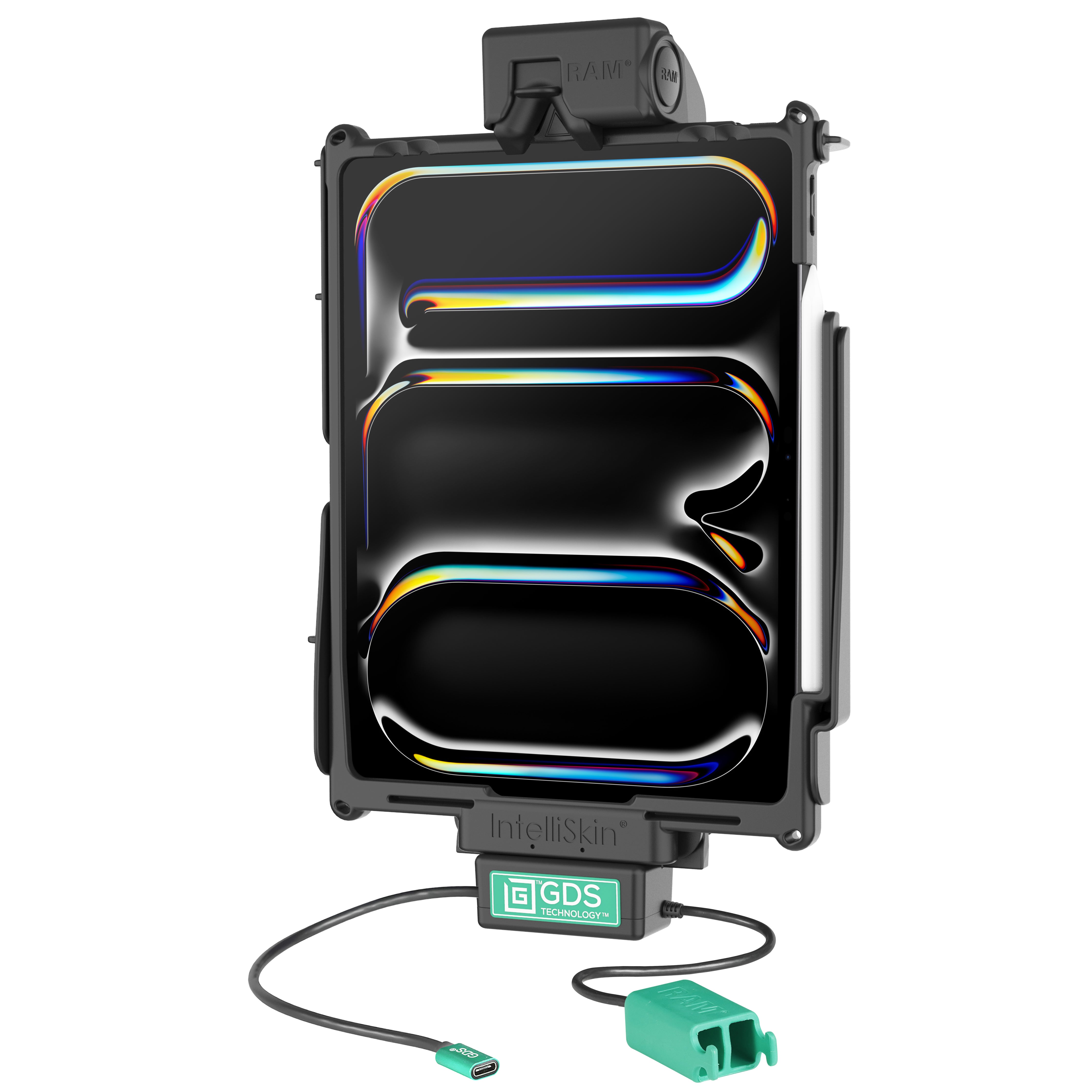 GDS® Tough-Dock™ + dubbele USB-A voor iPad Pro 12.9 3-6, Pro 13 & Air 13