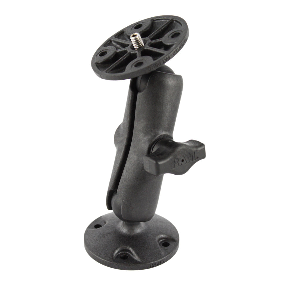 RAM® composiet dubbele kogelhouder met 1/4"-20 buitendraad