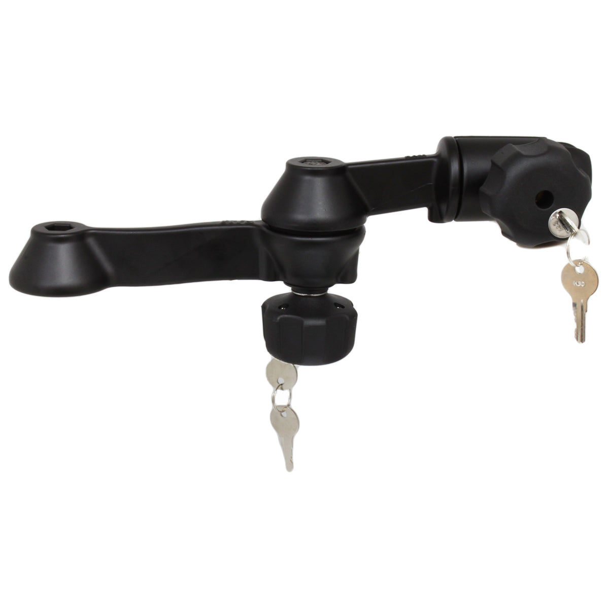 RAM® 12" vergrendelbare dubbele zwenkarm met draaibare kom