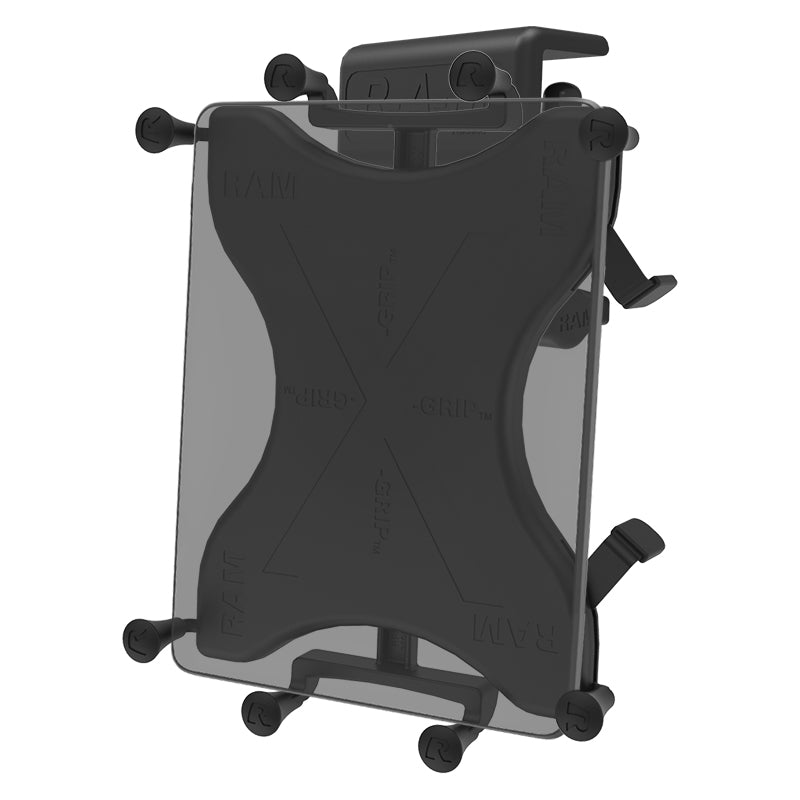 RAM® X-Grip® houder met Glare Shield klembasis voor 9"-11" tablets
