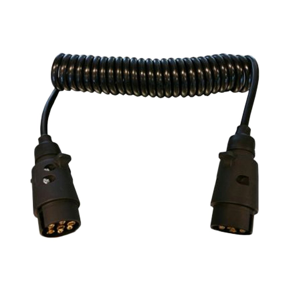 Câble spiralé 7P Ø 40mm 3,5m fiches PVC