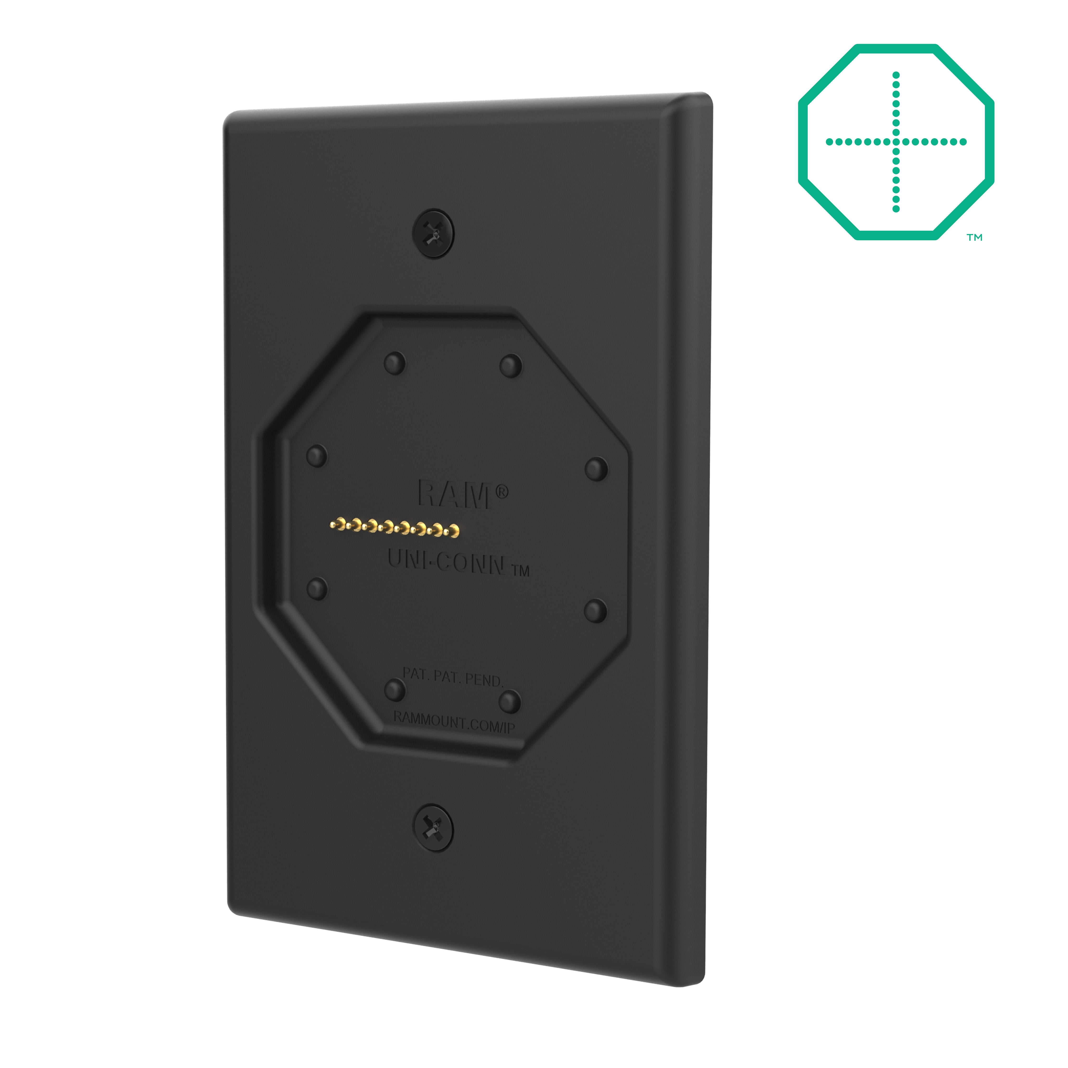 GDS® Uni-Conn™ Powered low-profile wanddock met PoE
