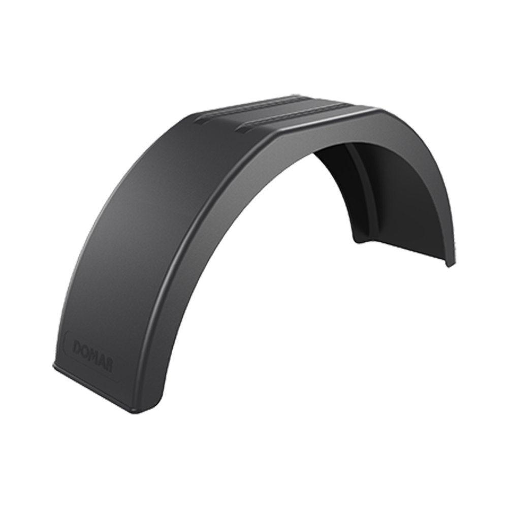 Spatbord enkel PVC zwart 77x20cm