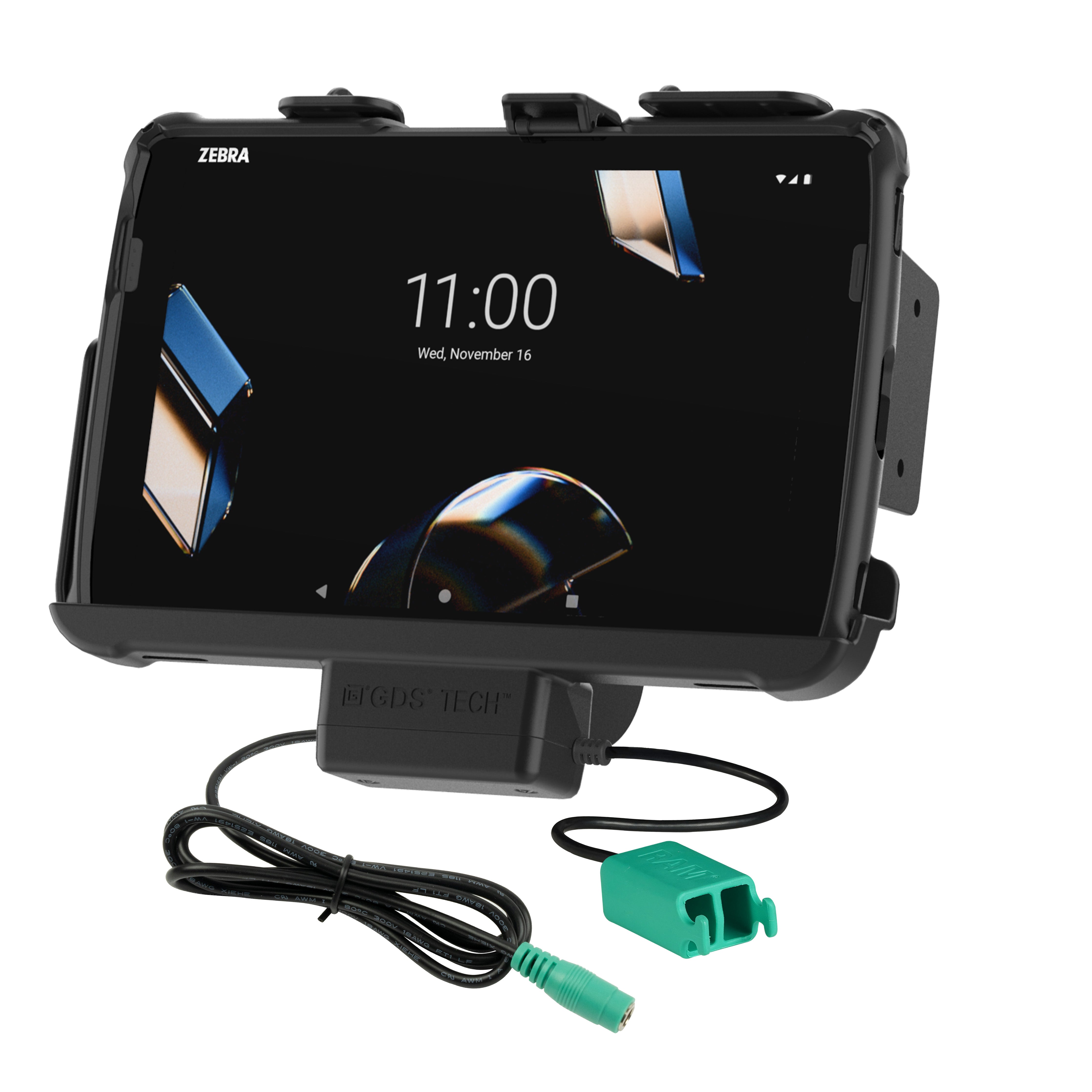 RAM® Tough-Dock™ with power + dual USB for Zebra ET401 & ET4x 10"