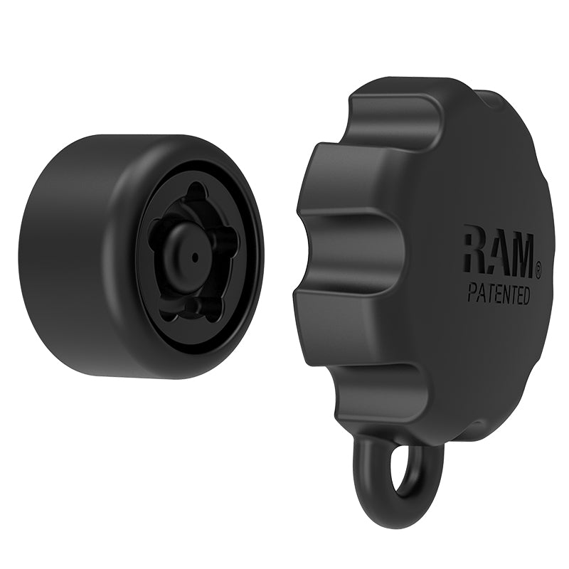 Bouton de sécurité RAM® Pin-Lock™ à schéma 5 broches pour bras à cavité format B