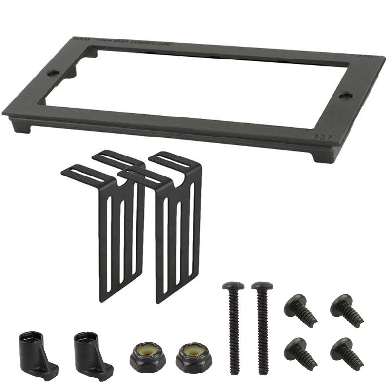 RAM® Tough-Box™ 4" custom faceplate for devices of 7" x 3"
