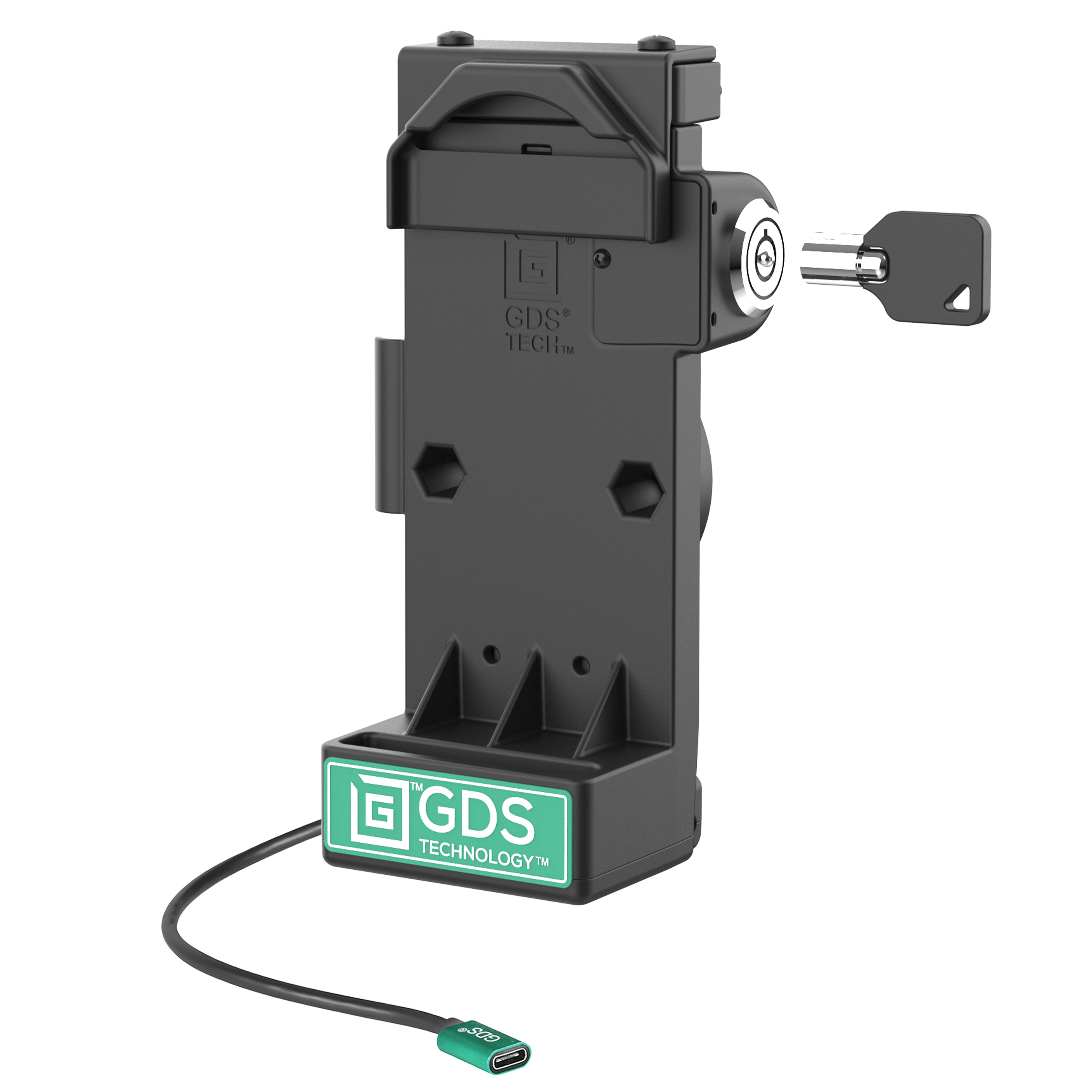 GDS® Uni-Conn™ vergrendelbare veerbelaste powered dock
