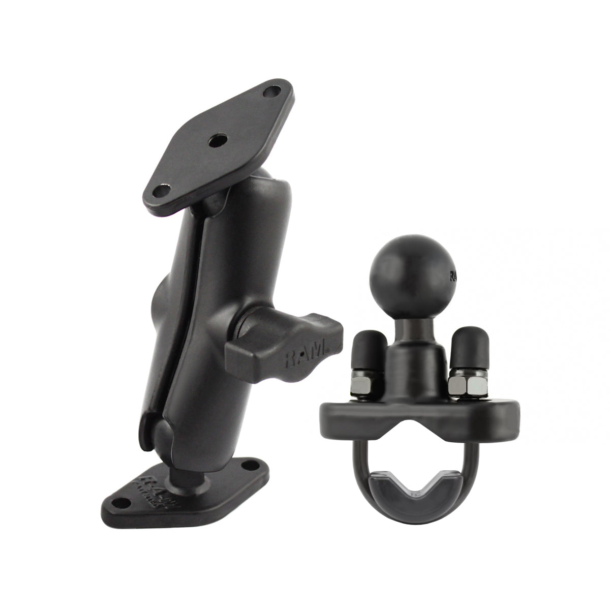 RAM® double ball mount with additional U-bolt base