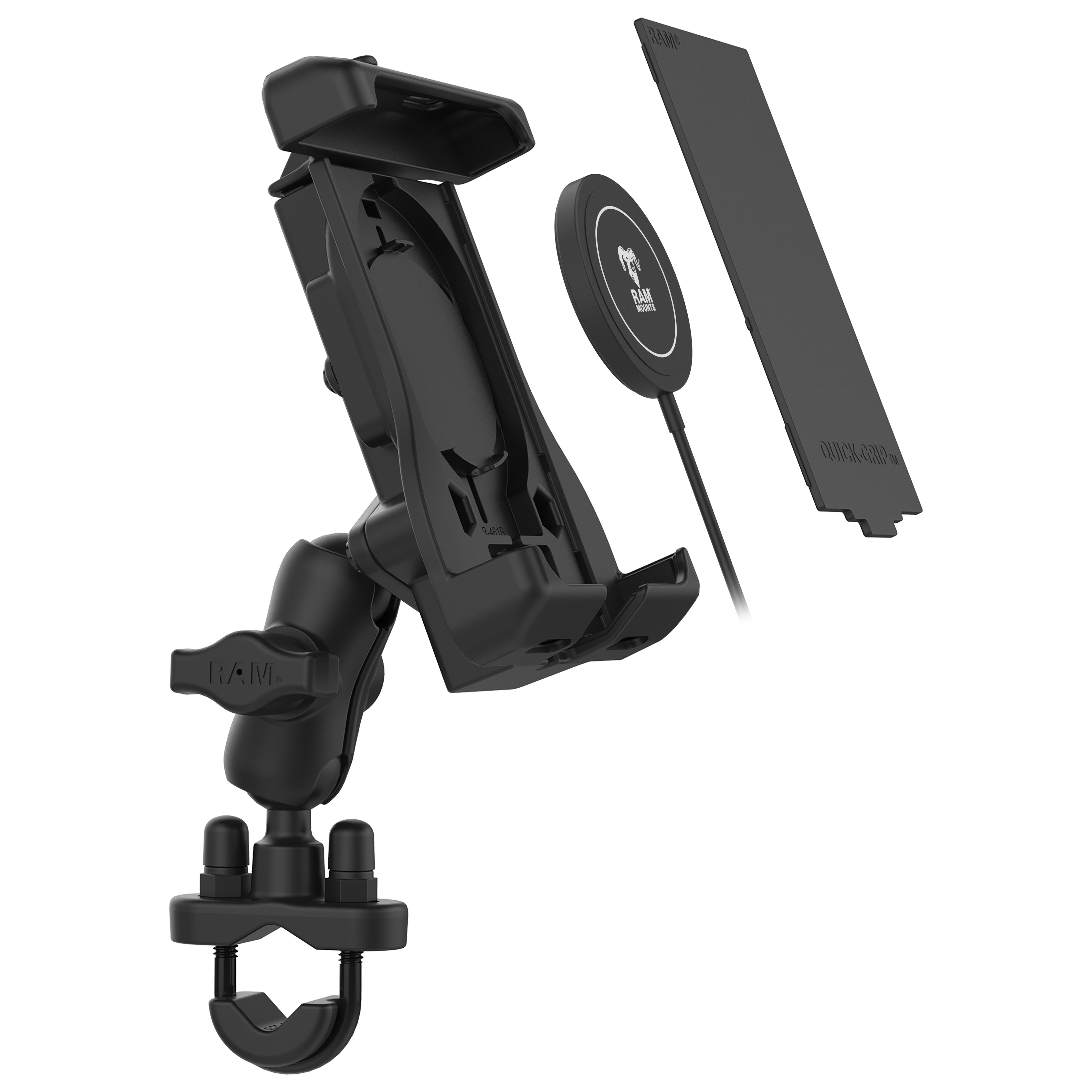 RAM® Quick-Grip™ stuurhouder voor iPhone 12-serie + MagSafe