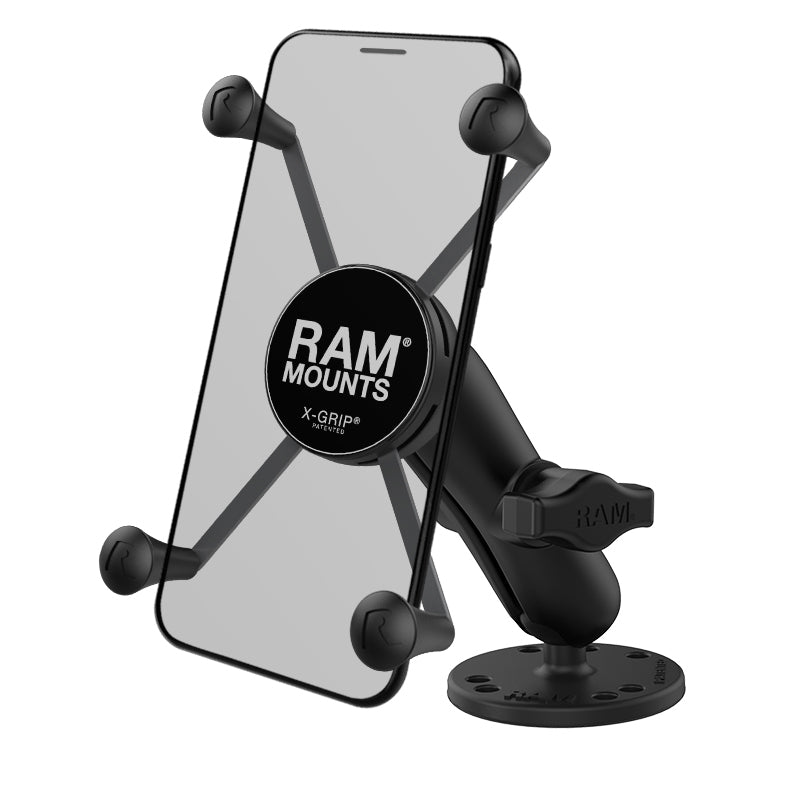RAM® X-Grip® houder voor grote telefoons met inschroefbasis