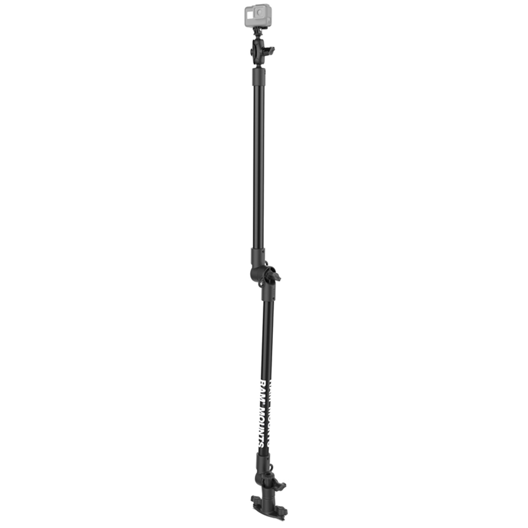 RAM® Tough-Pole™ 48" camerahouder met dubbele buis en dubbele railbasis
