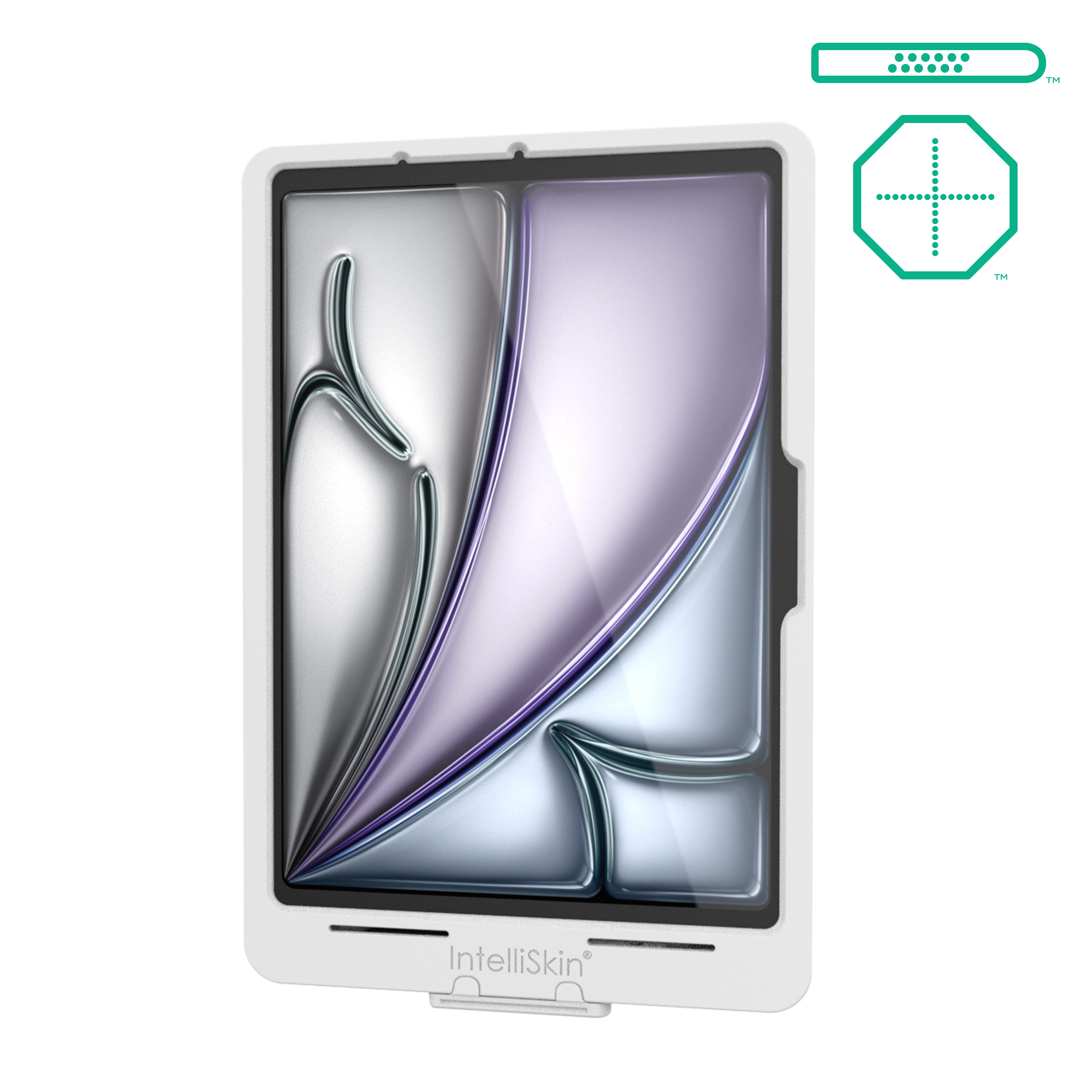IntelliSkin® Thin-Case™ iPad Air 11 M2, M3, M4 D Shape & Rear Pads Grijs