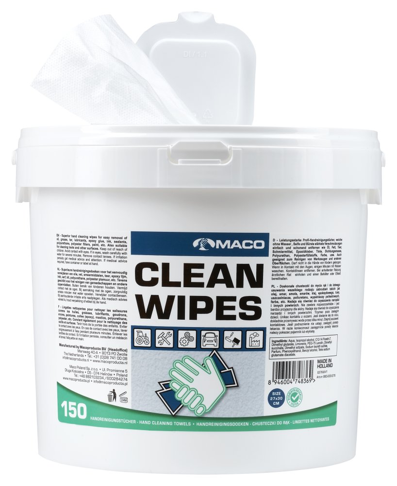 Lingettes de nettoyage CleanWipesExtreme 270 mm x 300 mm (150 pièces)