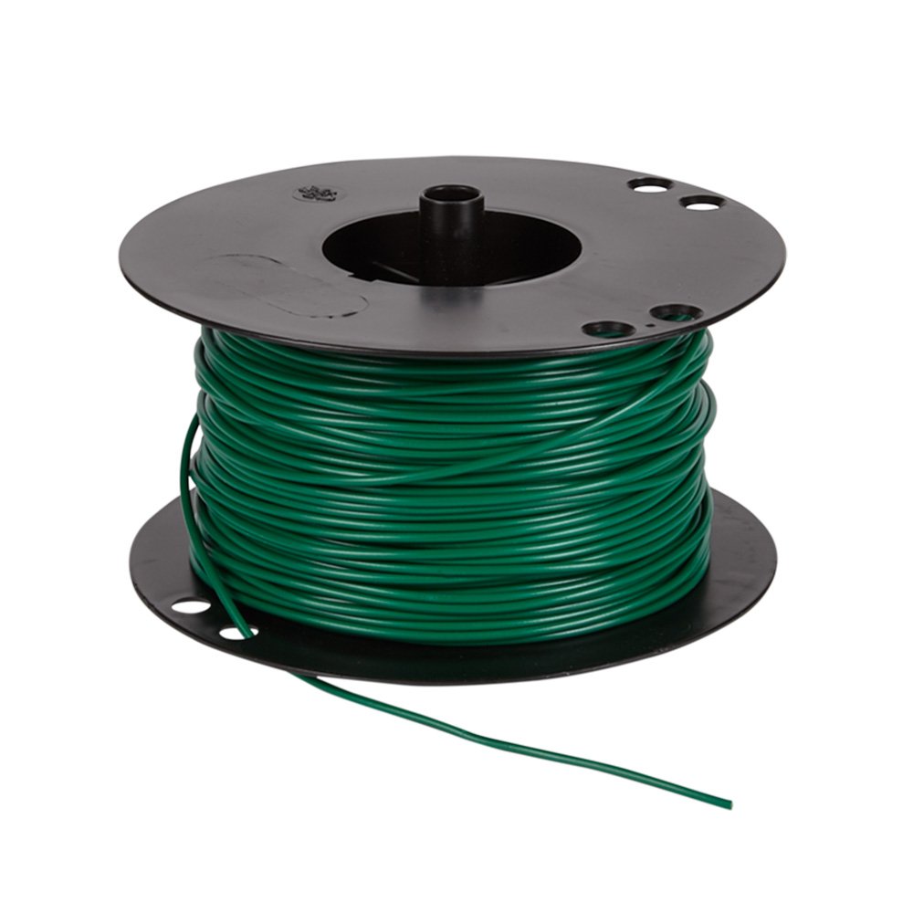 Ledning 0,75mm² 100m spole grøn