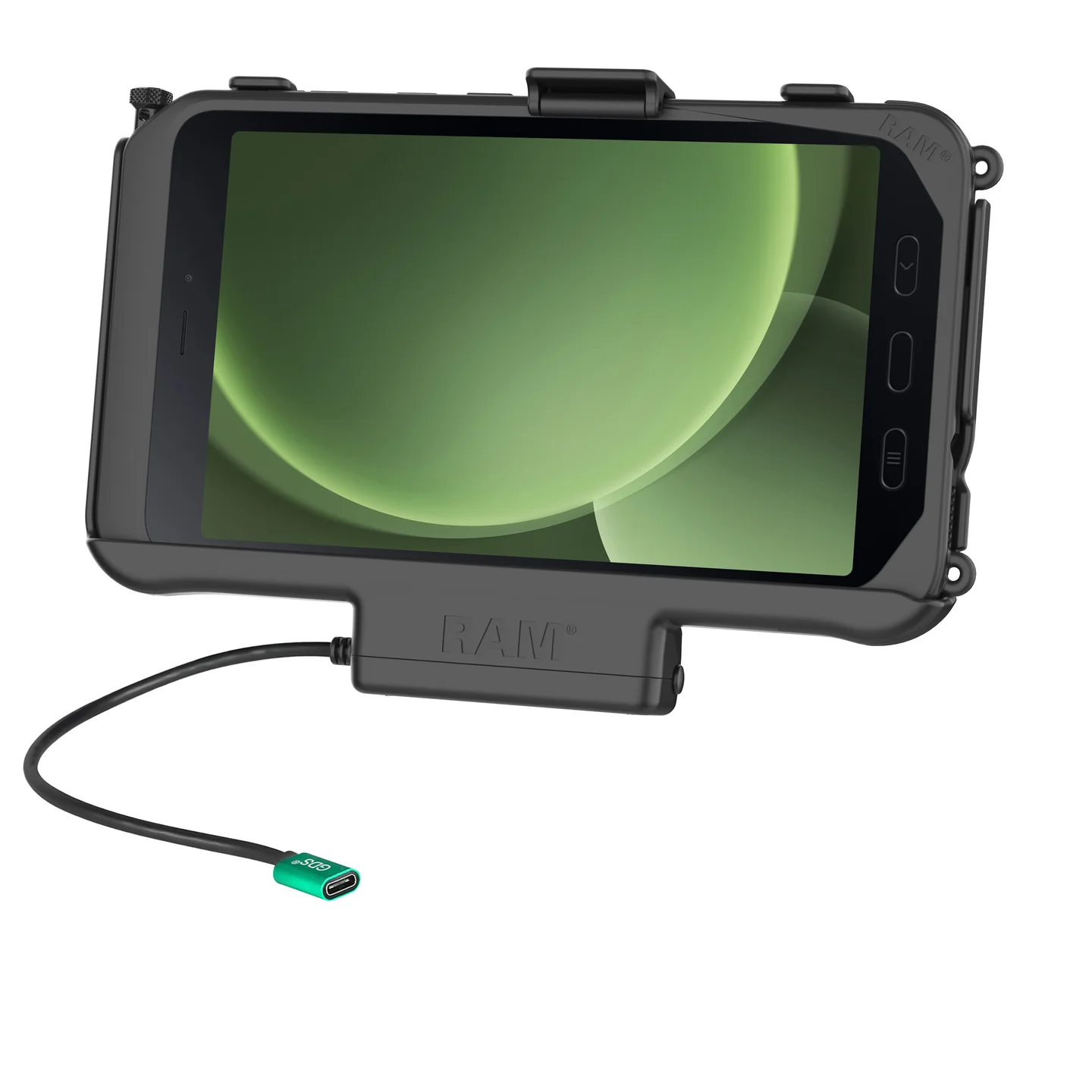 RAM Mounts Powered Cradle för Samsung Tab Active 2-3 (USB C)