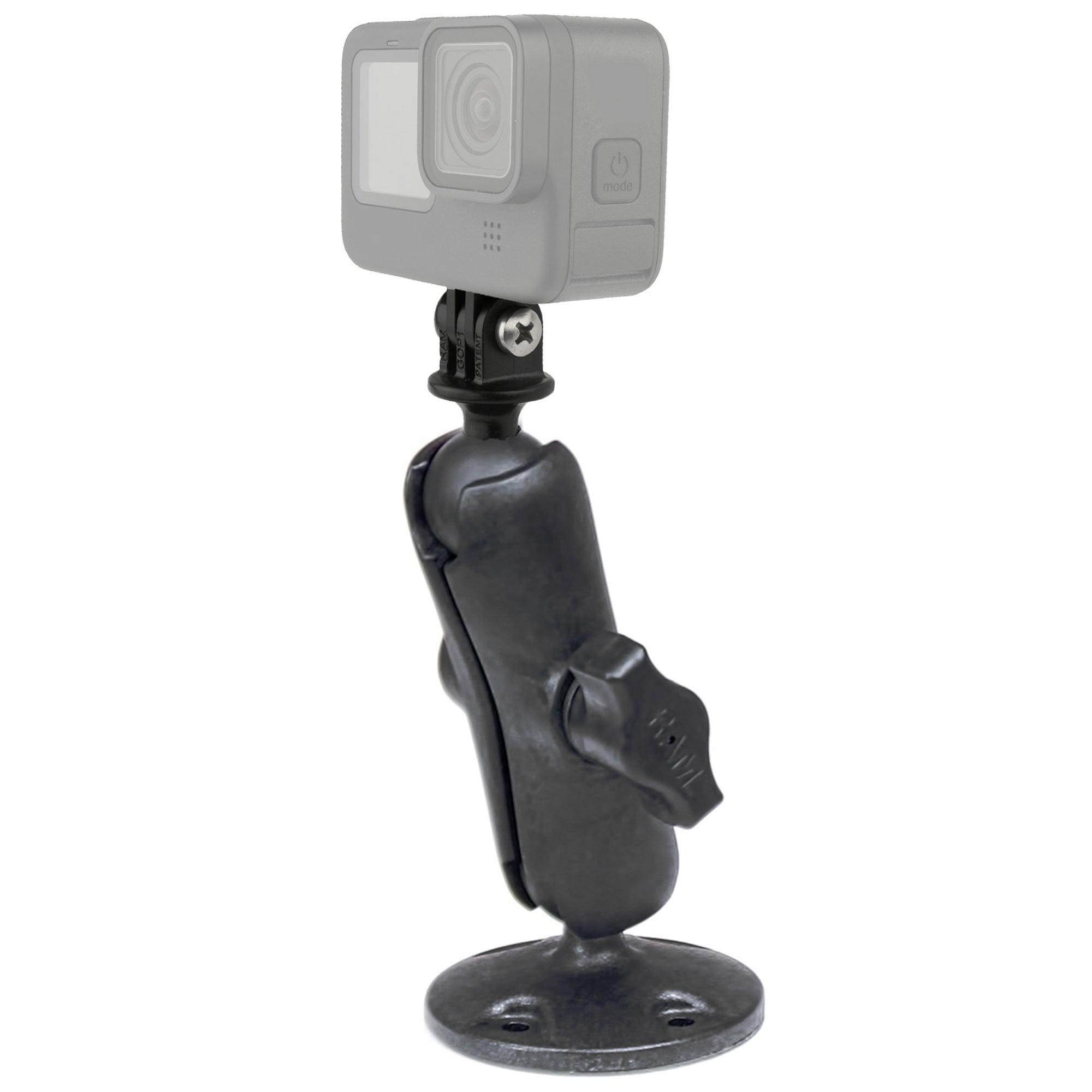 RAM® composiet drill-down houder met universele actiecamera-adapter