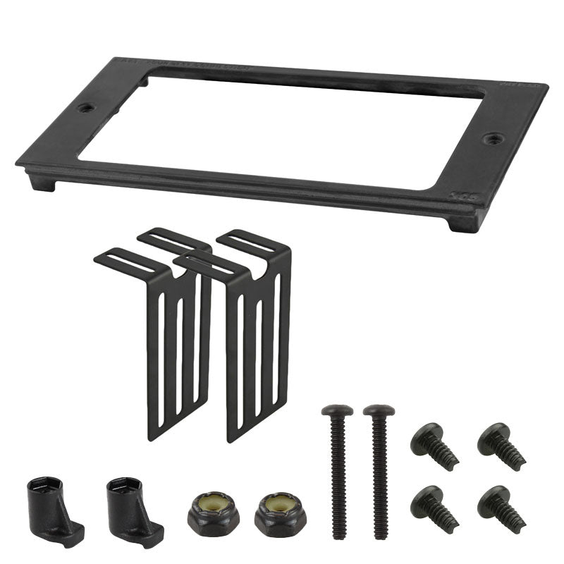 RAM® Tough-Box™ 4" custom frontplade til enheder på 6,54" x 3,44"