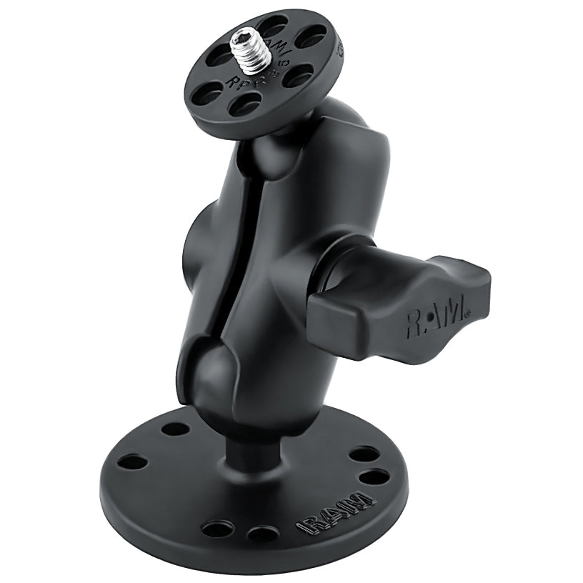 RAM® soporte de perforación con adaptador roscado para cámara 1/4"-20