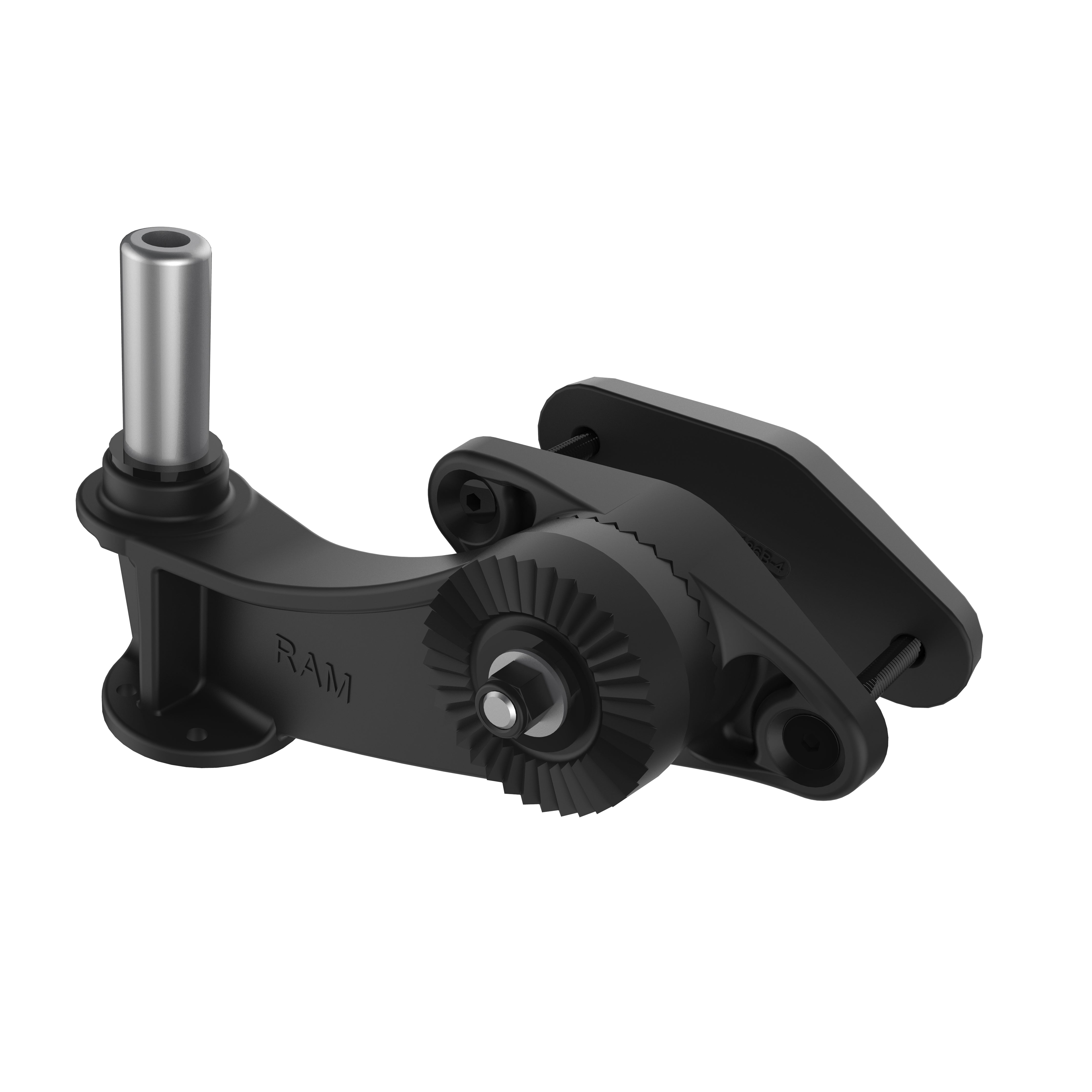 Base à cliquet à pince pour poteau carré RAM® 4" avec tige 1/2" NPT
