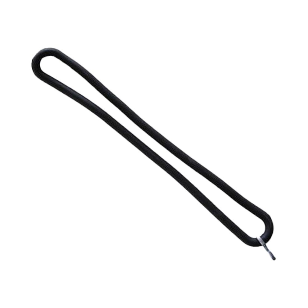 Spanrubber met haak 200x8mm zwart