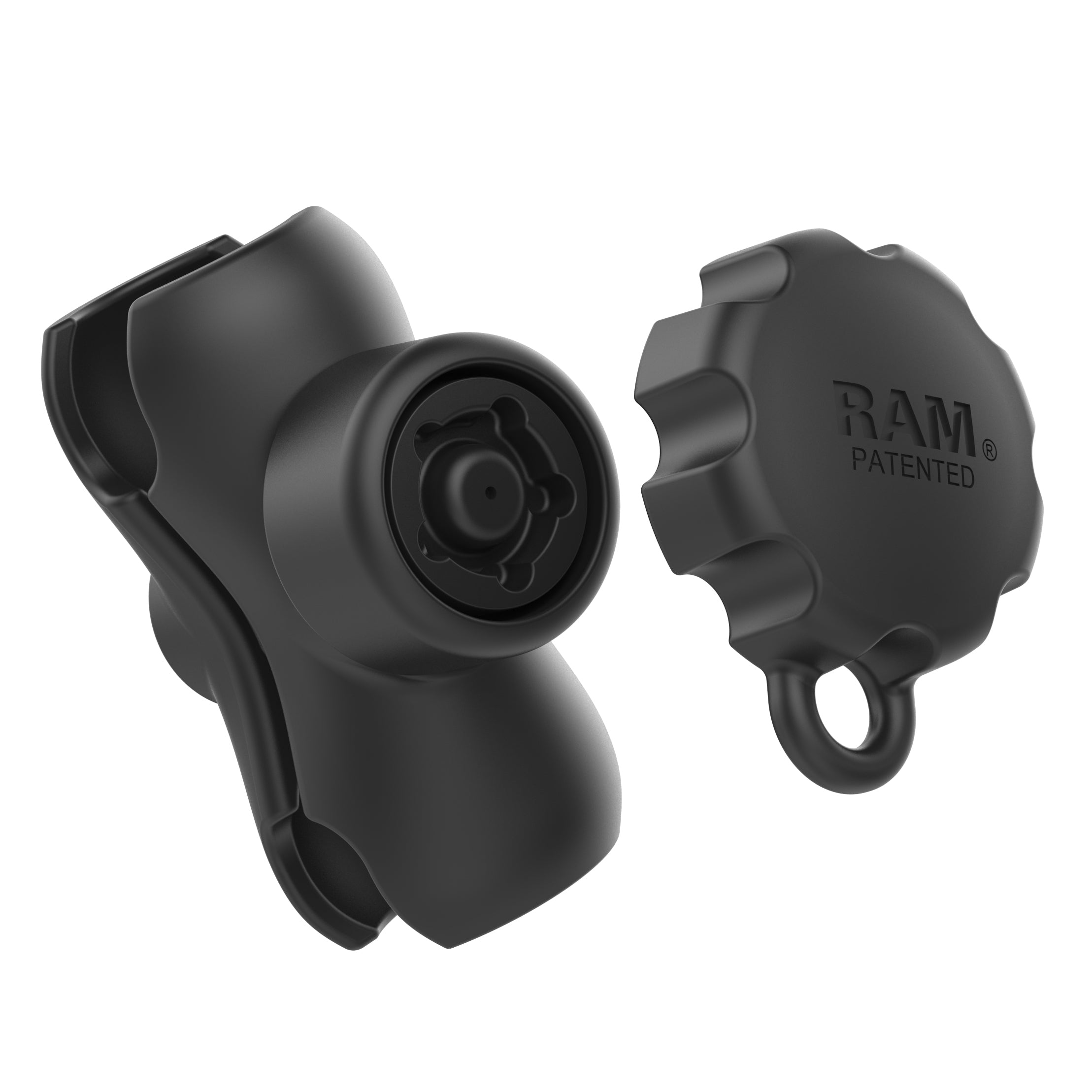 RAM® dubbel skålarm med RAM® Pin-Lock™ 5-stifts säkerhetsknapp – C-format