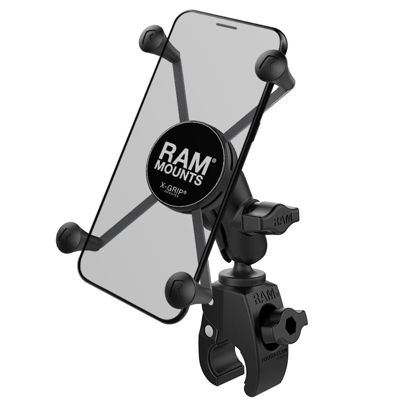 RAM® X-Grip® grote telefoonhouder met Tough-Claw™ kleine klembasis - kort